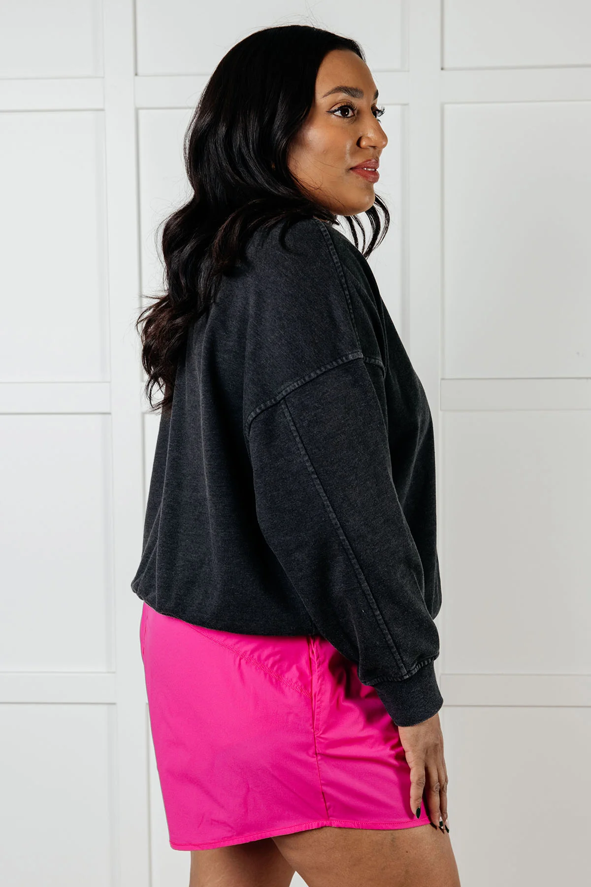 Rep Ready Mineral Wash French Terry Pullover in Black - 1/2/2025 - Image 8