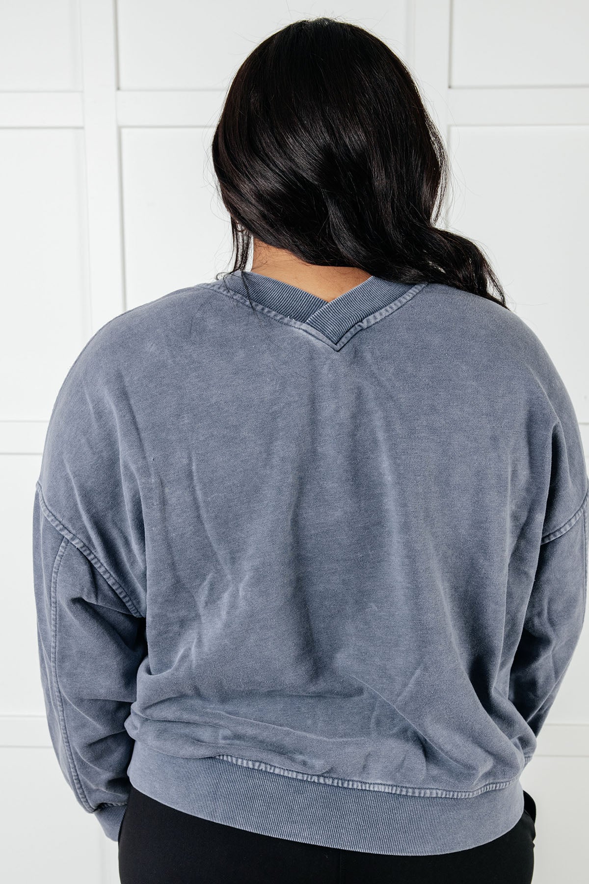 Rep Ready Mineral Wash French Terry Pullover in Blue - 1/2/2025 - Image 8