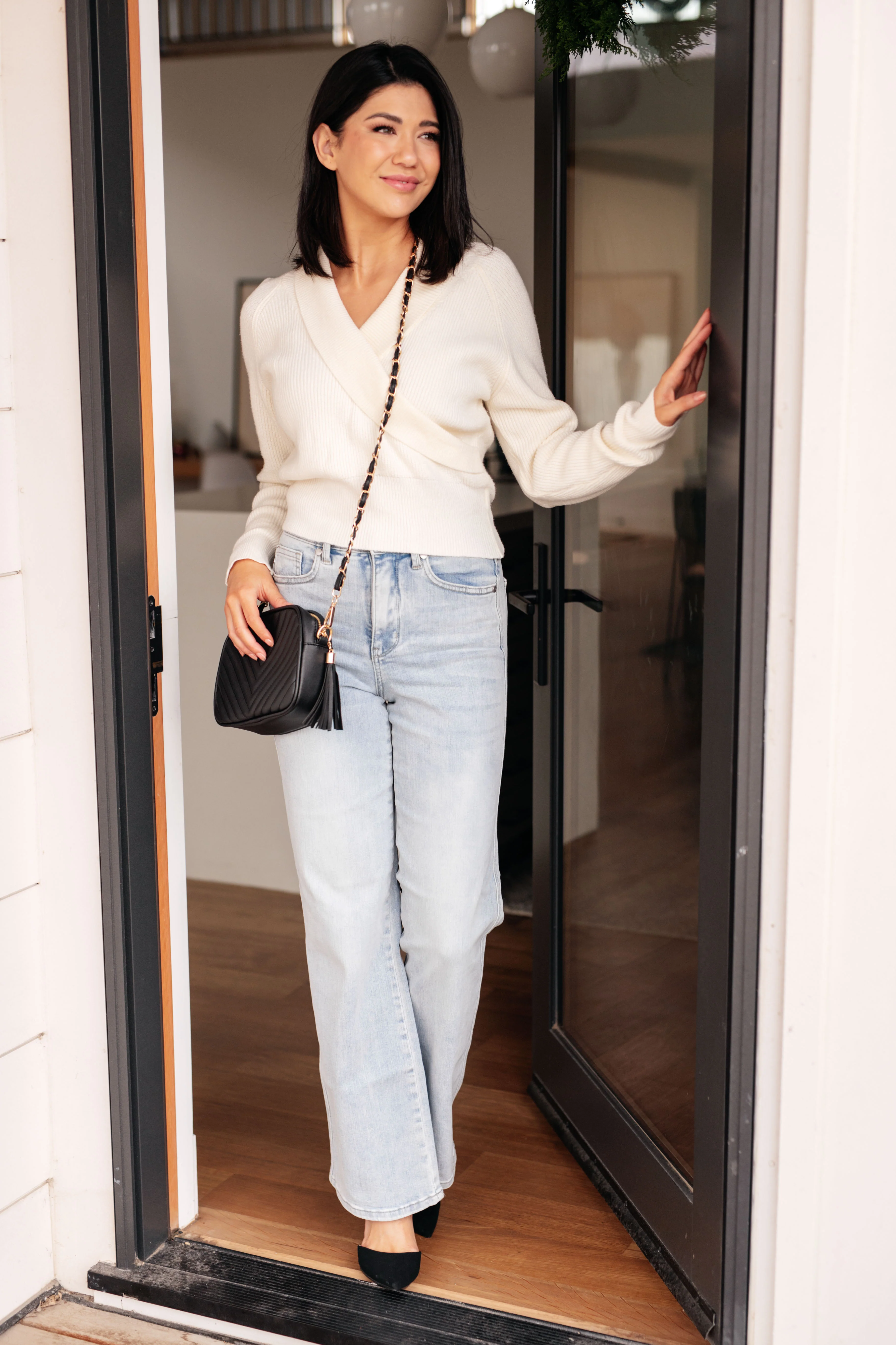 Requisite Request Surplice Crop Sweater - 10/6/2025 - Image 6