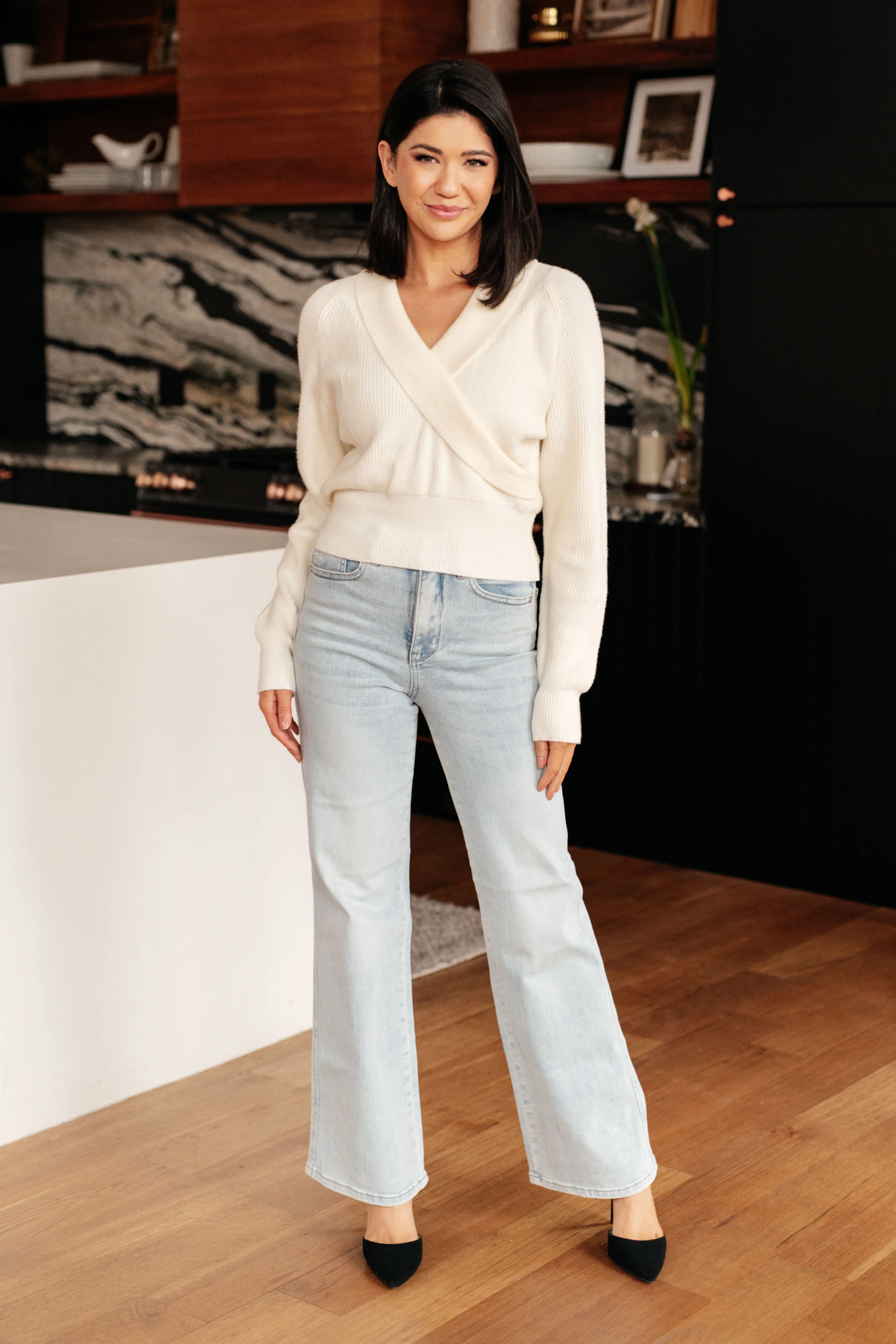 Requisite Request Surplice Crop Sweater - 10/6/2025 - Image 7