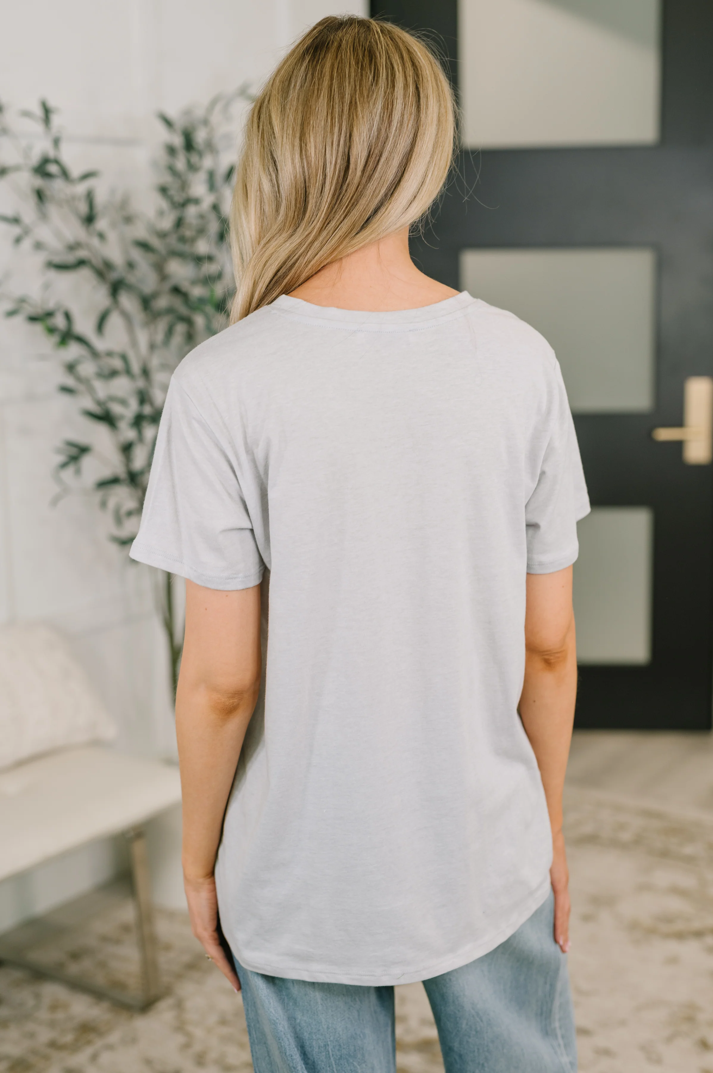 Rest Assured Basic Relaxed Tee in Heather Grey - 6/17/2026 - Image 4