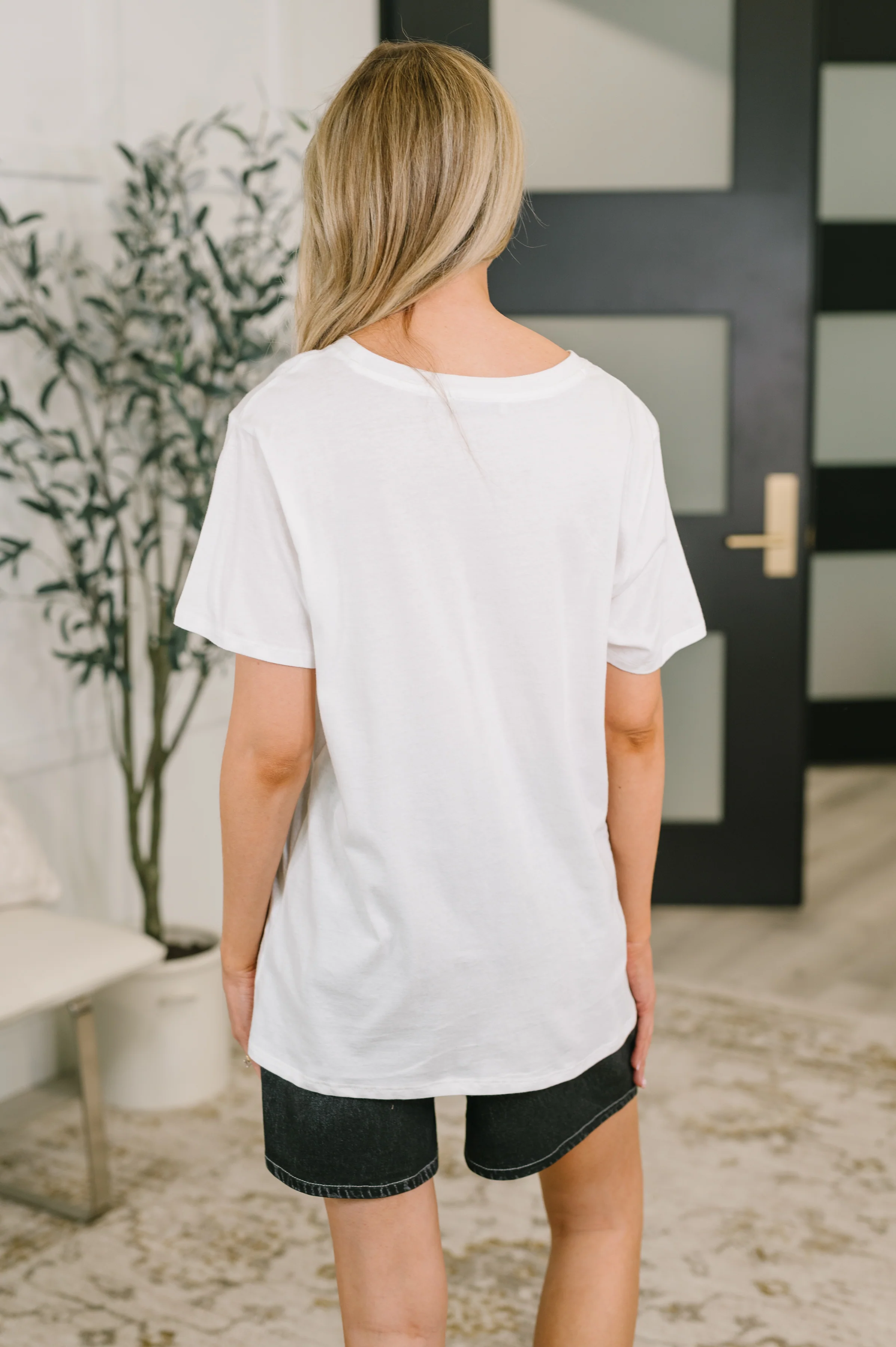 Rest Assured Basic Relaxed Tee in White - 6/17/2026 - Image 5