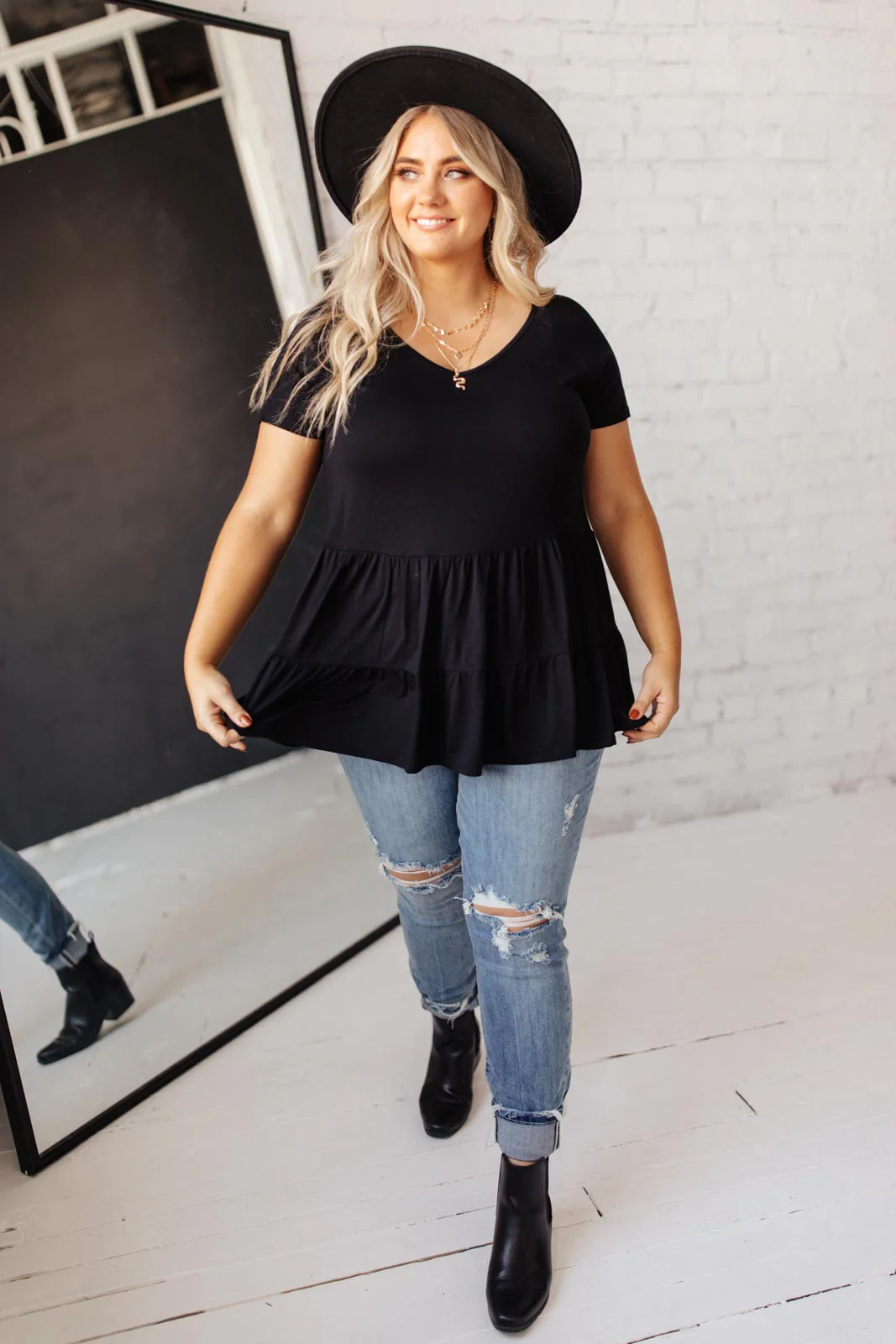 Rock Solid Babydoll Top - 10/7/2021 - Image 8
