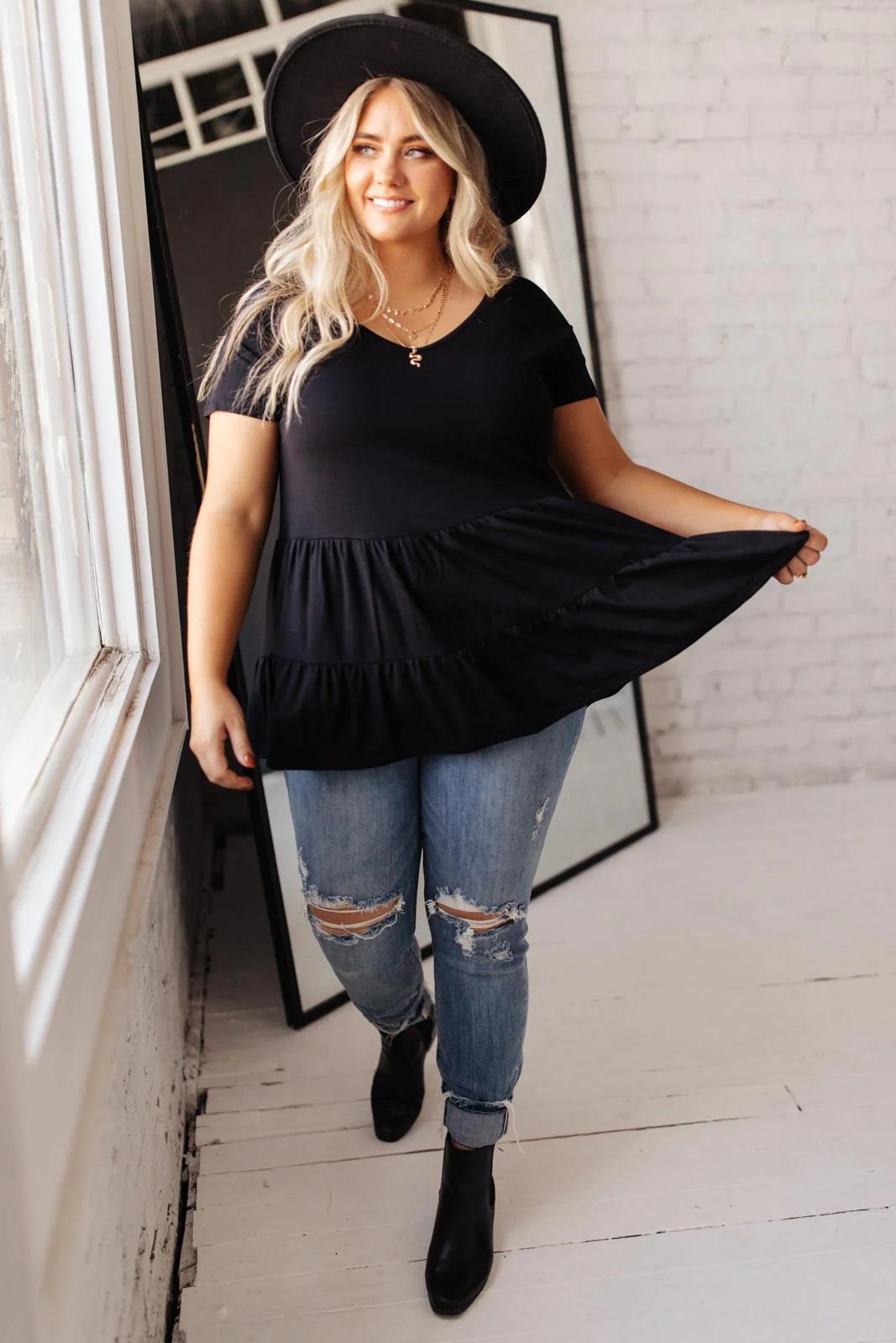 Rock Solid Babydoll Top - 10/7/2021 - Image 9