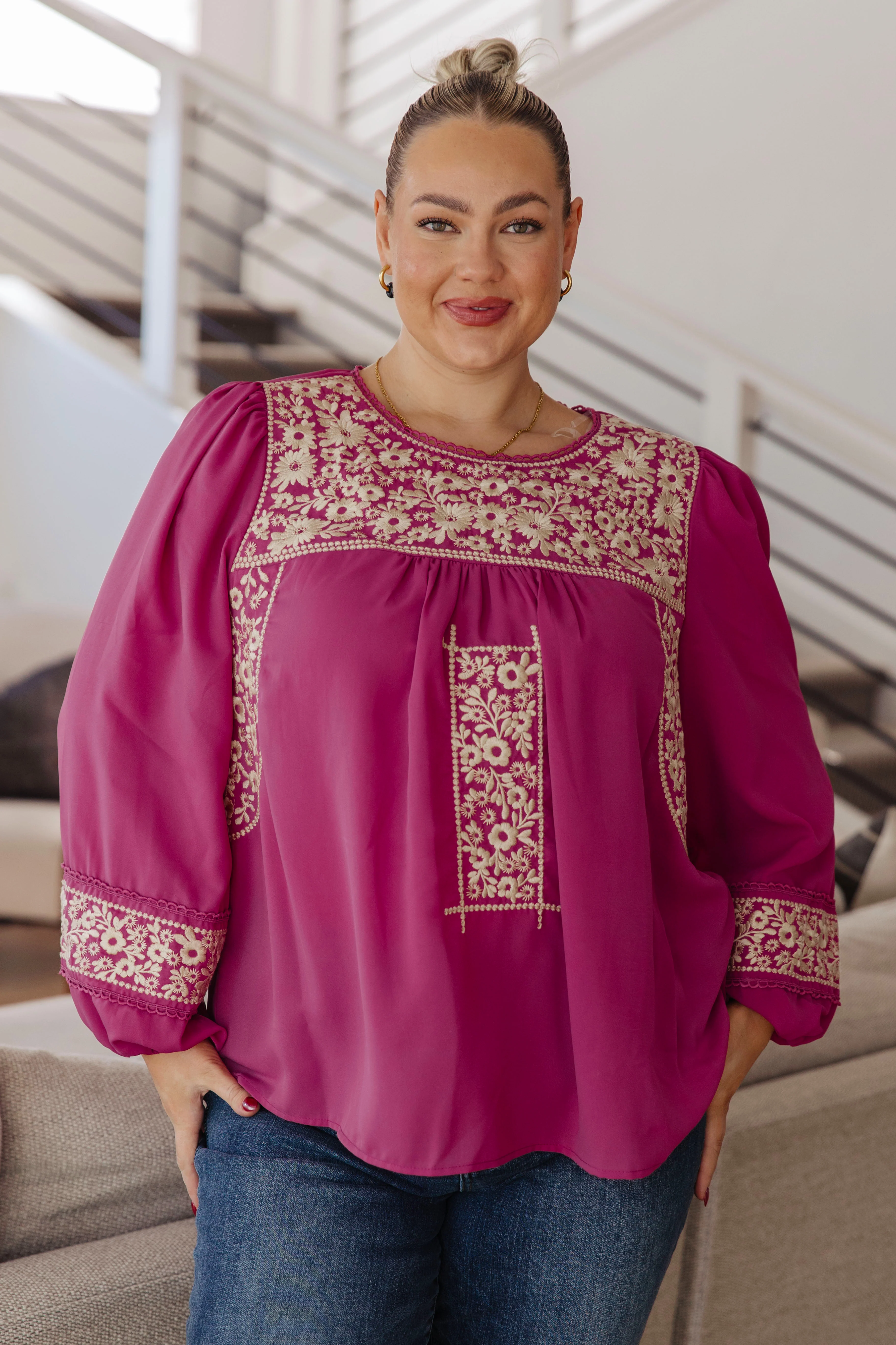 Rodeo Queen Embroidered Blouse - 1/8/2026 - Image 3