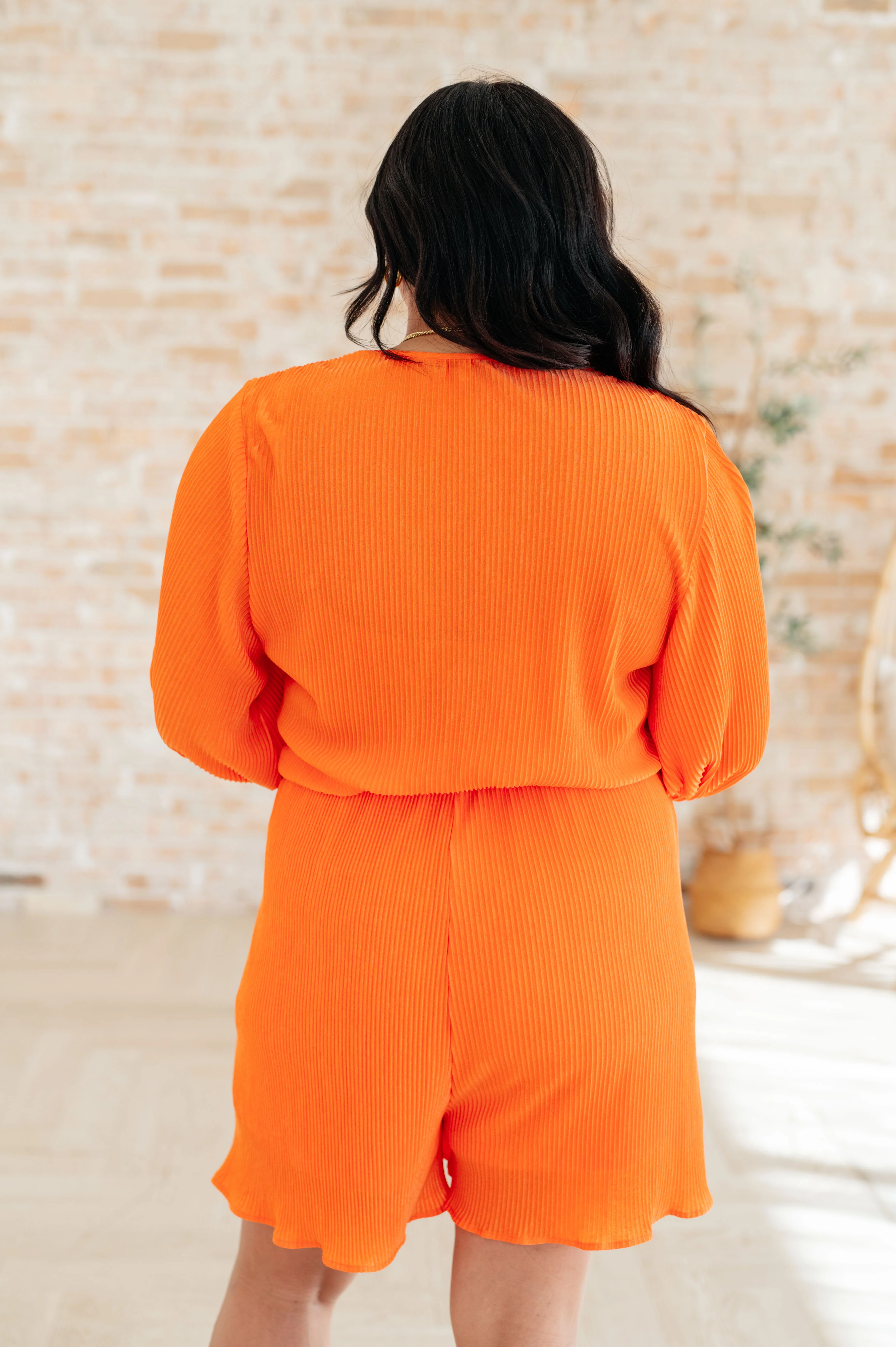 Roll With me Romper in Tangerine - 4/2/2024 - Image 9