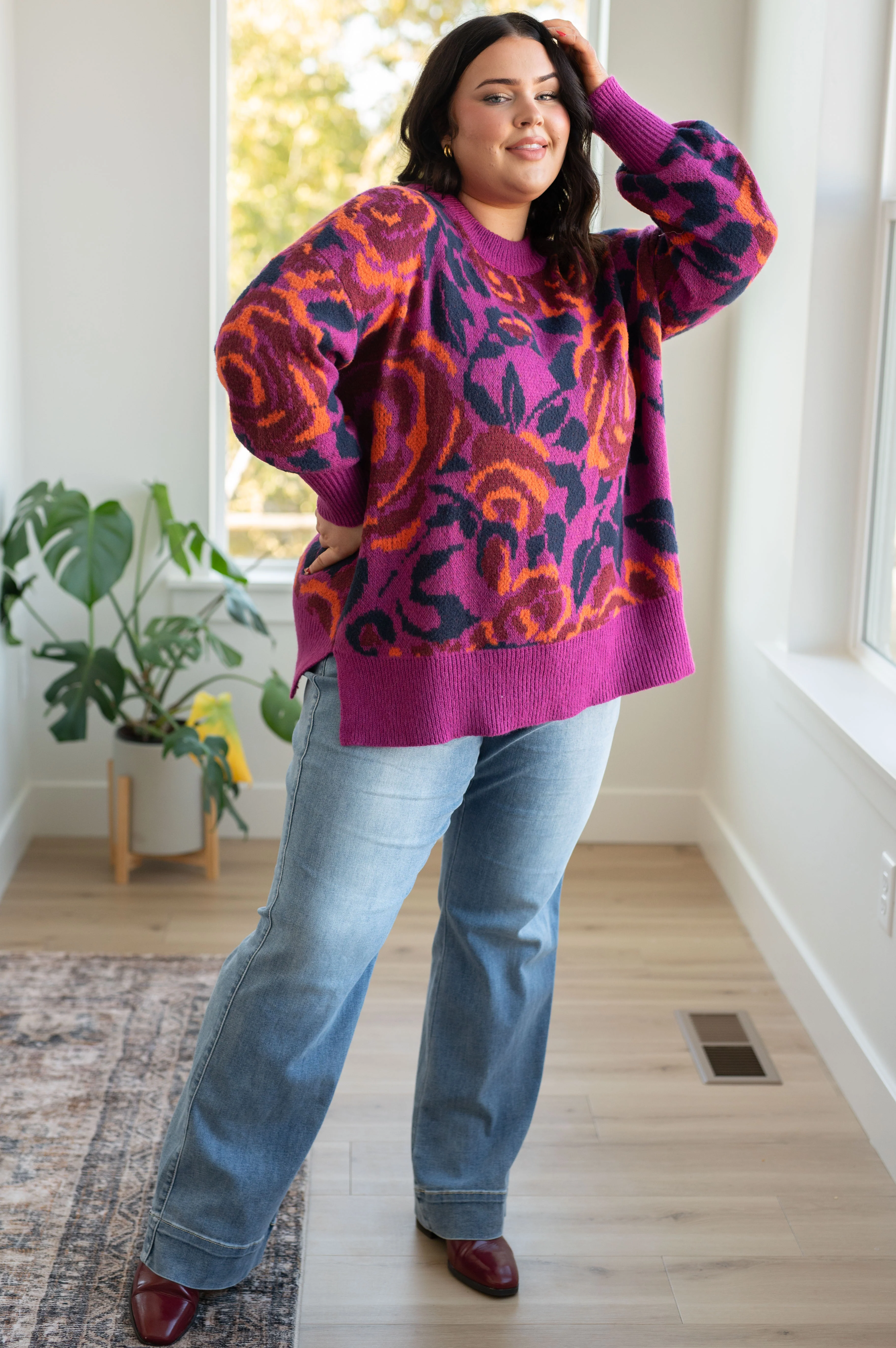 Rosie Posey Floral Sweater - 11/28/2023 - Image 4