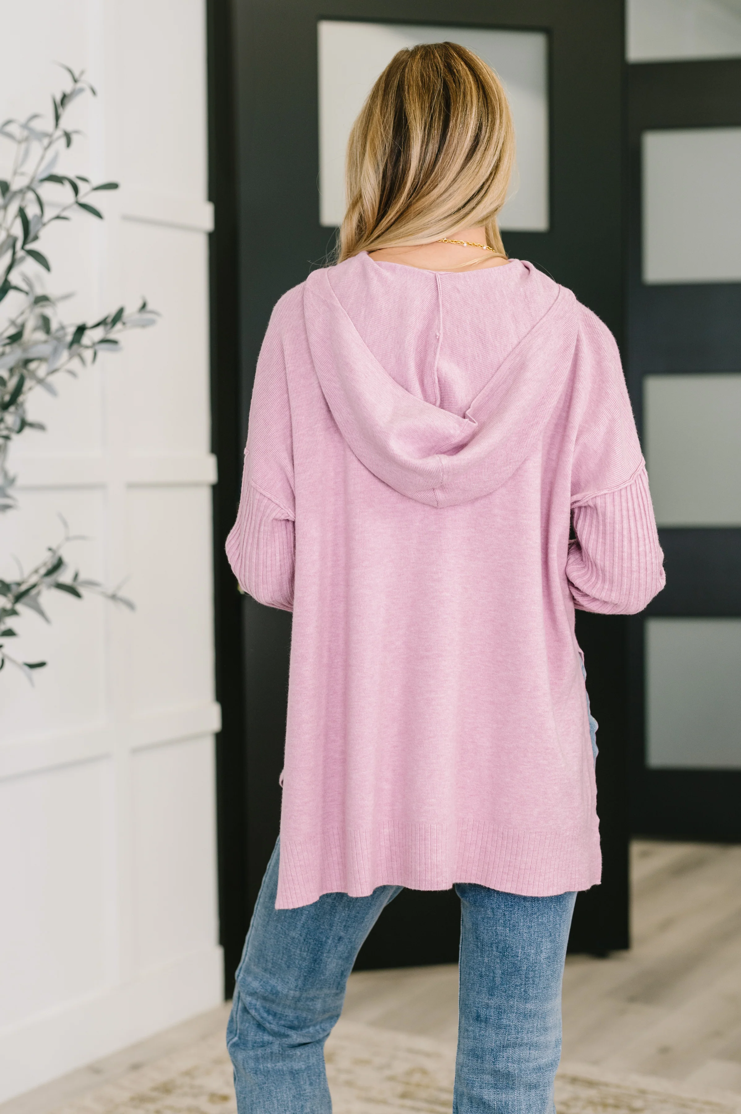 Running Late Hooded Long Sleeve in Mauve - 10/29/2025 - Image 4