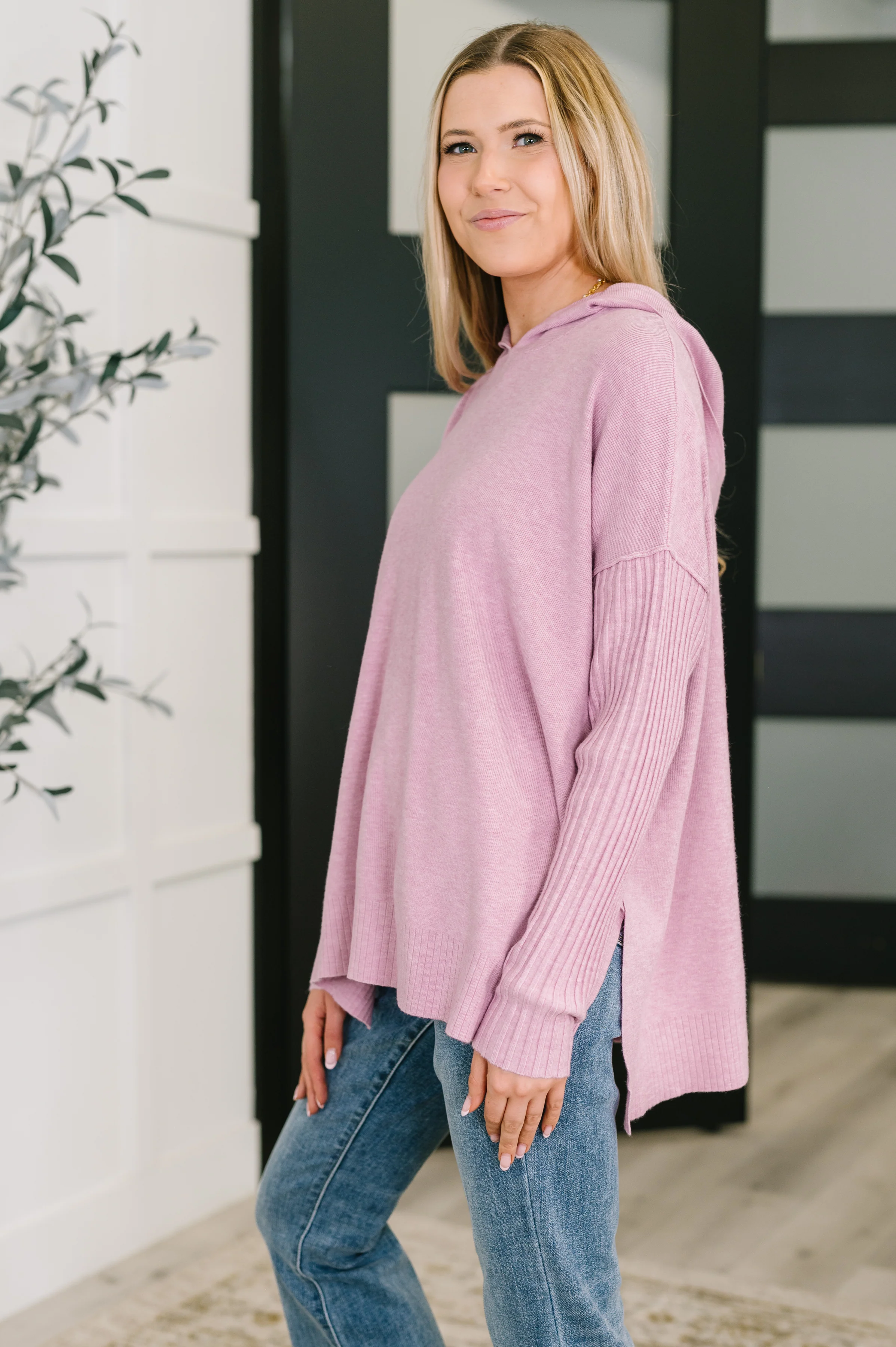 Running Late Hooded Long Sleeve in Mauve - 10/29/2025 - Image 5