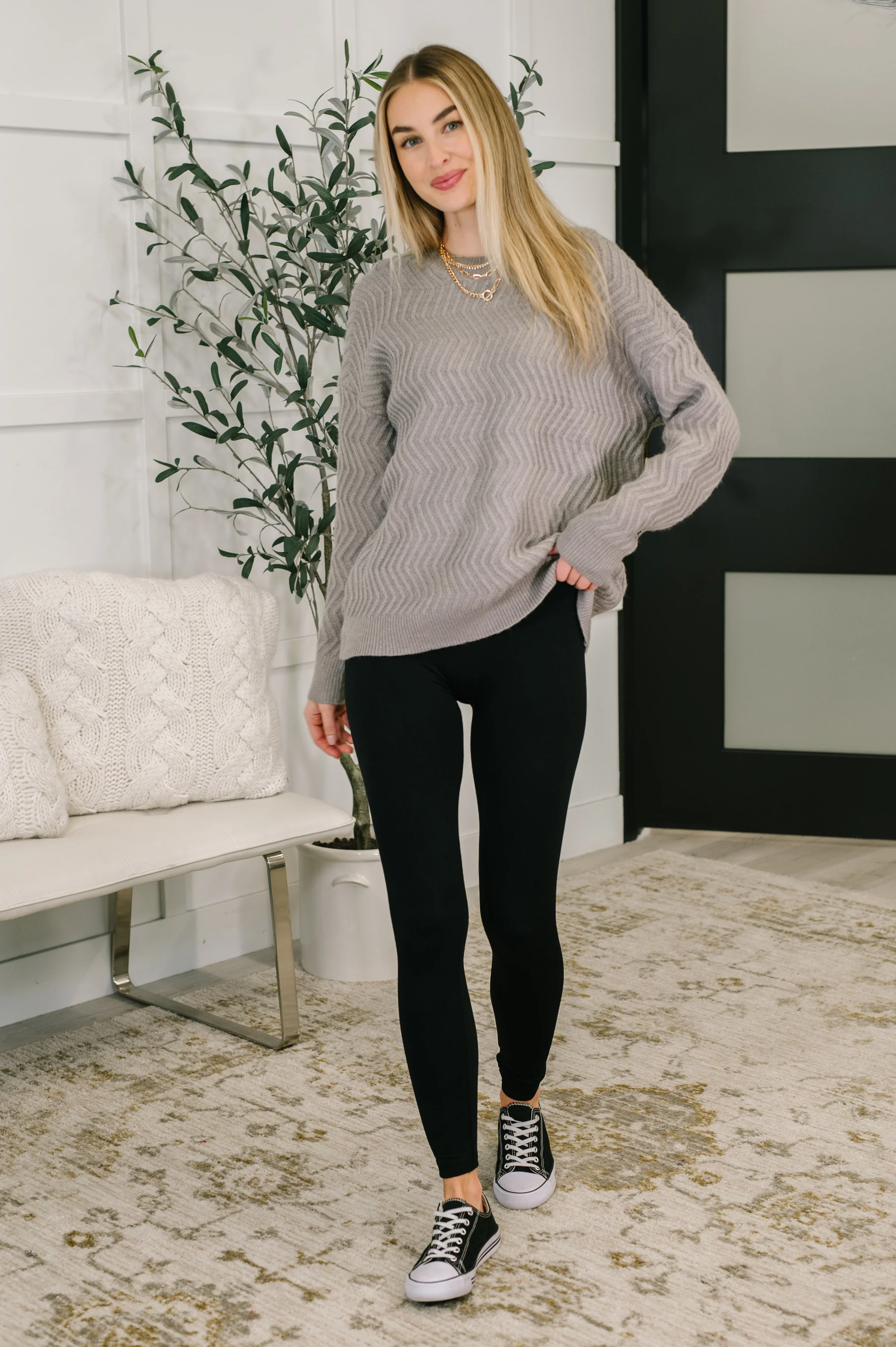 Rush of Joy Textured Long Sleeve Top - 12/19/2025 - Image 3