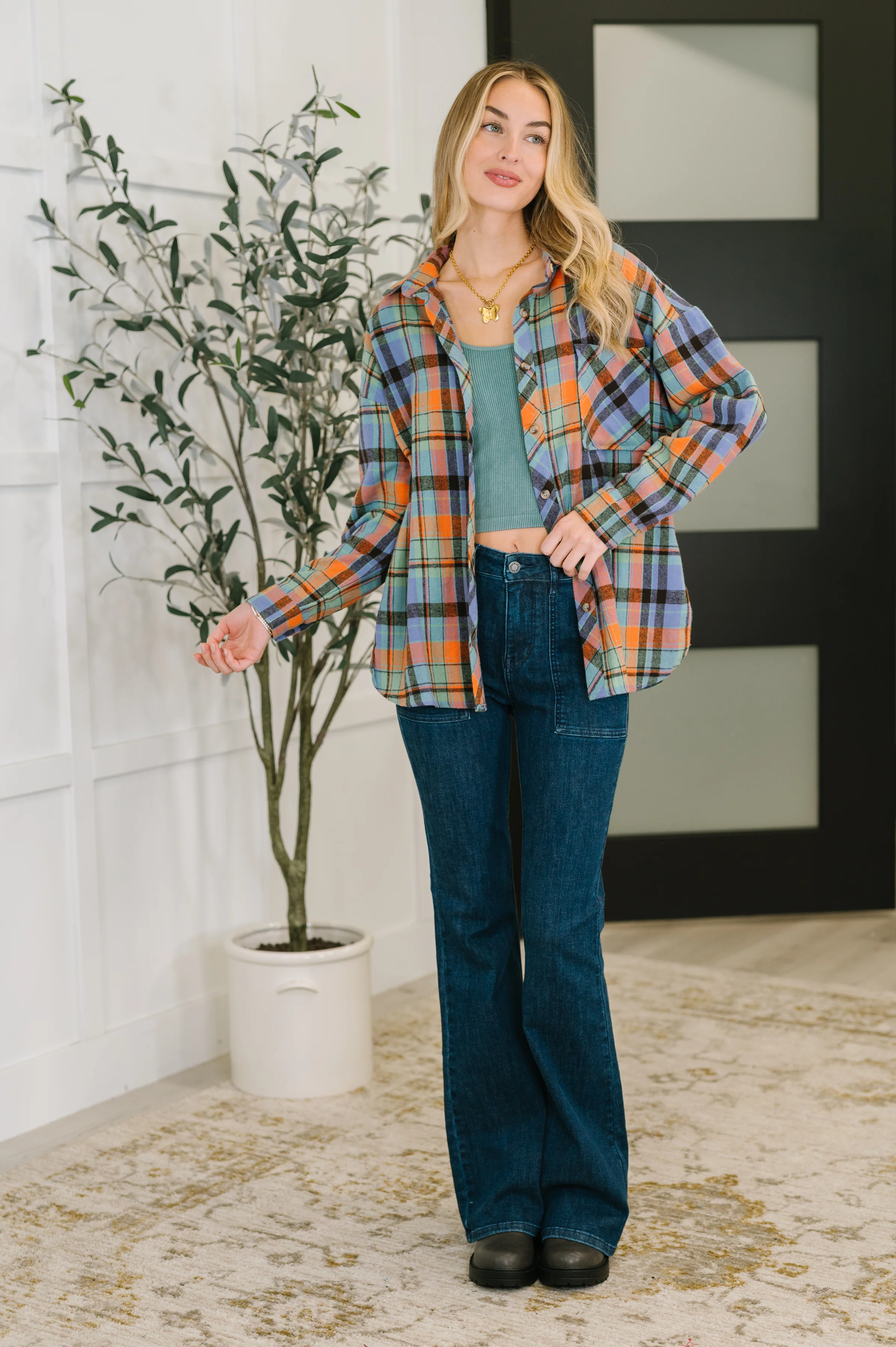 Rustic Rhythm Plaid Button Down - 11/11/2025 - Image 3