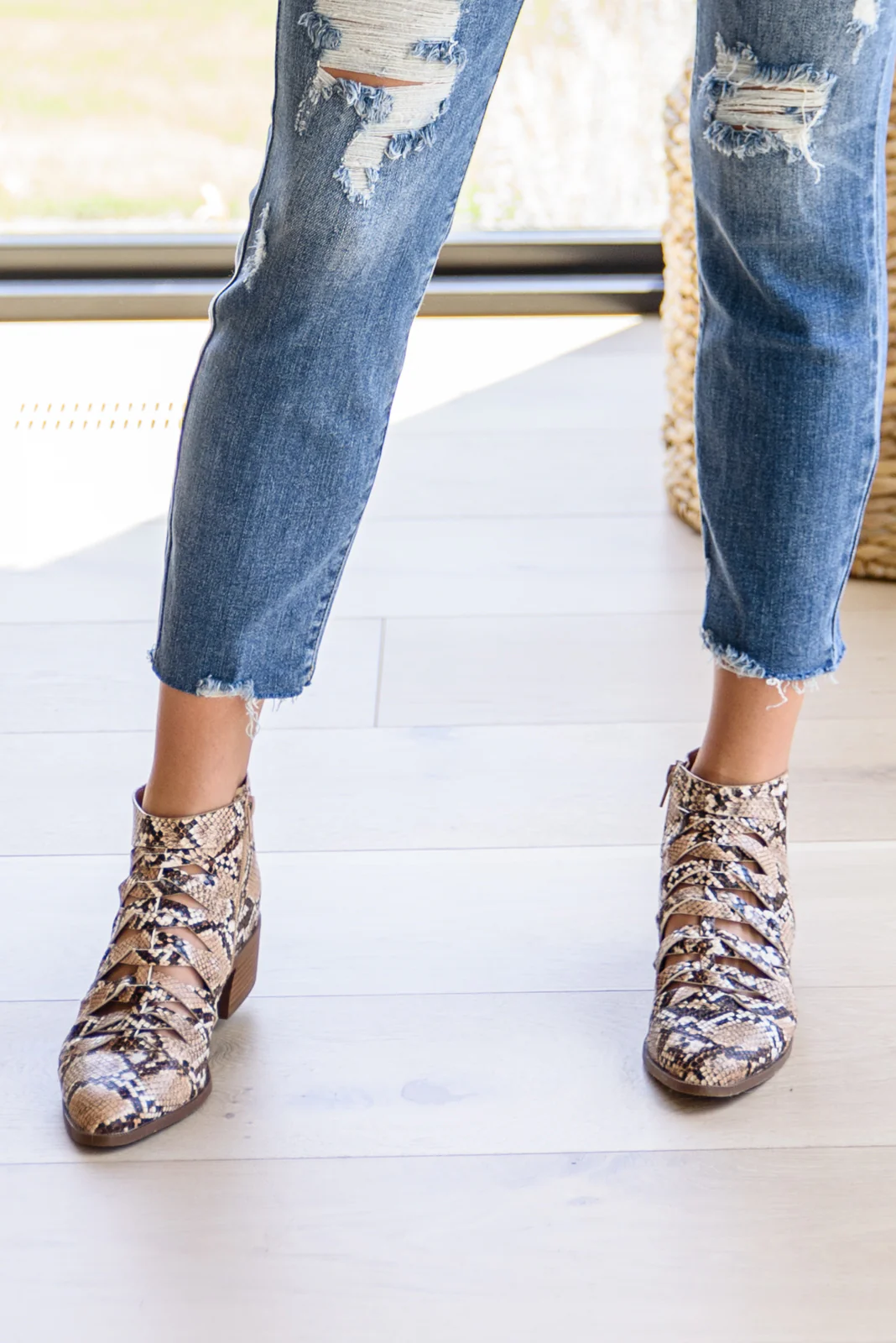Sadie Ankle Boots In Snakeskin - 8/25/2022 - Image 8
