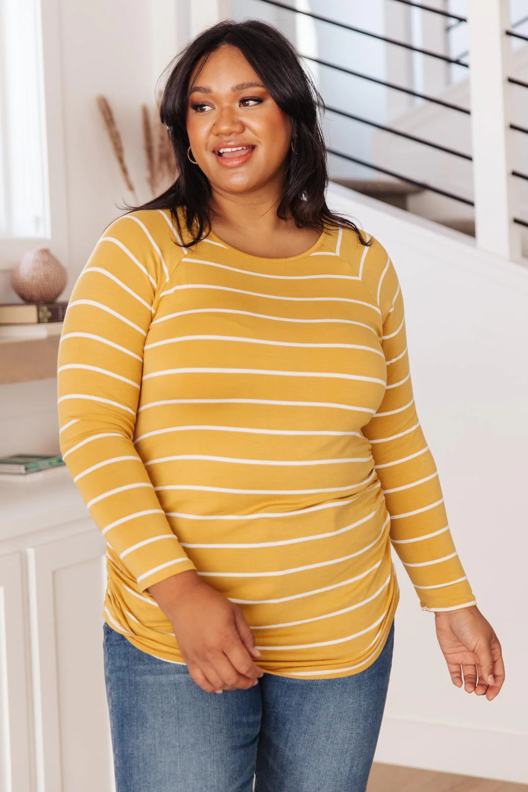 Sailing Stripes Top in Yellow - 8/31/2021 - Image 12