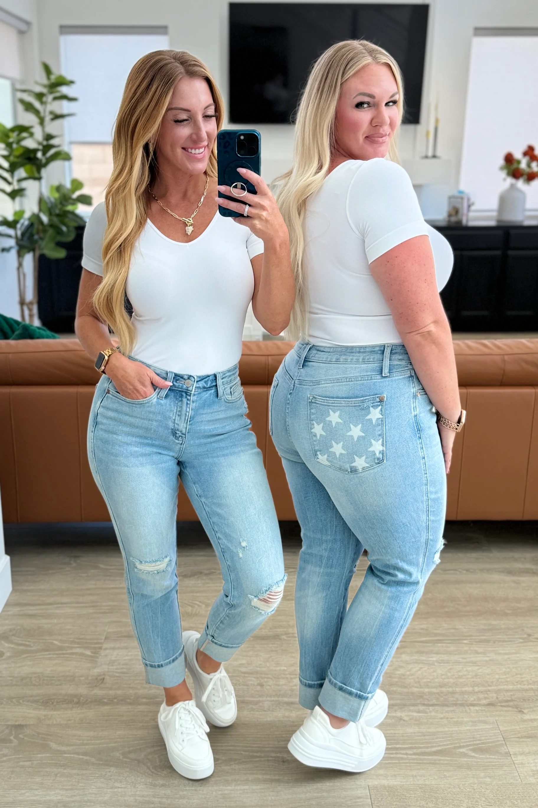 Sam Mid Rise Star Pocket Boyfriend Jeans - 5/15/2024 - Image 10
