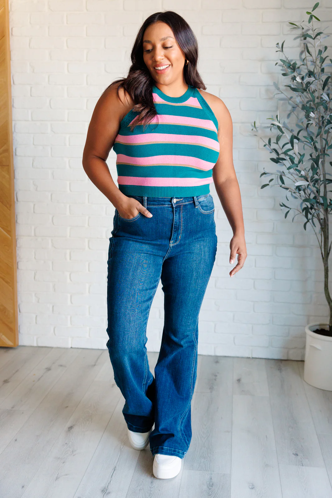 Scholarly Pursuits Knit Striped Tank - 5/25/2026 - Image 3