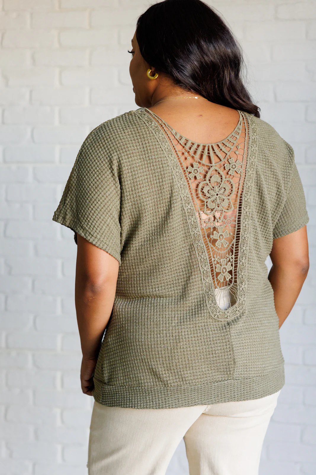 Secret Detail Lace Back Top - 6/16/2025 - Image 9
