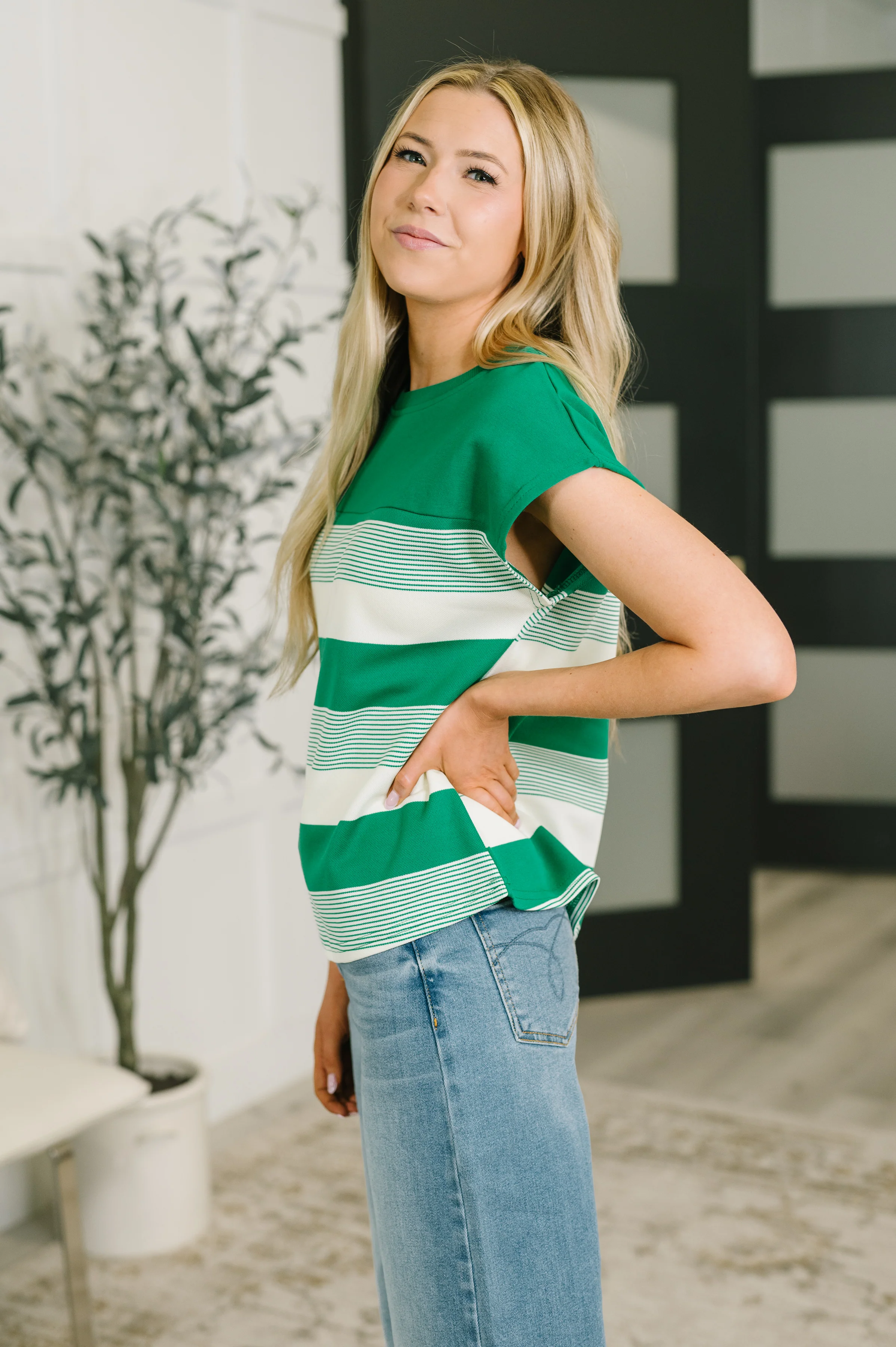 See Me in Action Crew Neck Cap Sleeve Top - 7/17/2026 - Image 4