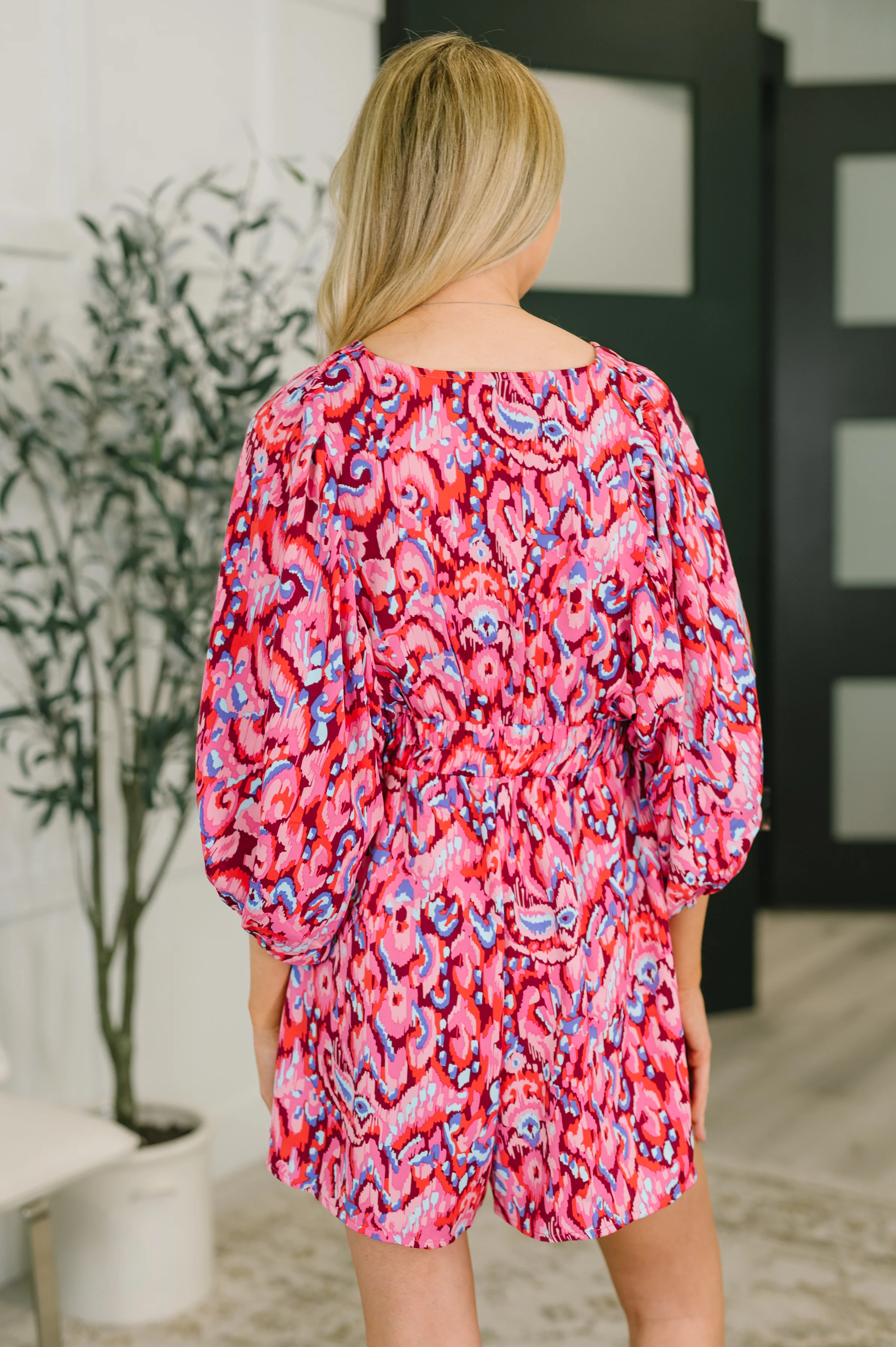 Seems Okay Abstract Print Romper - 4/30/2026 - Image 5