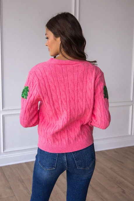Sequin Trees Cardigan - Image 10