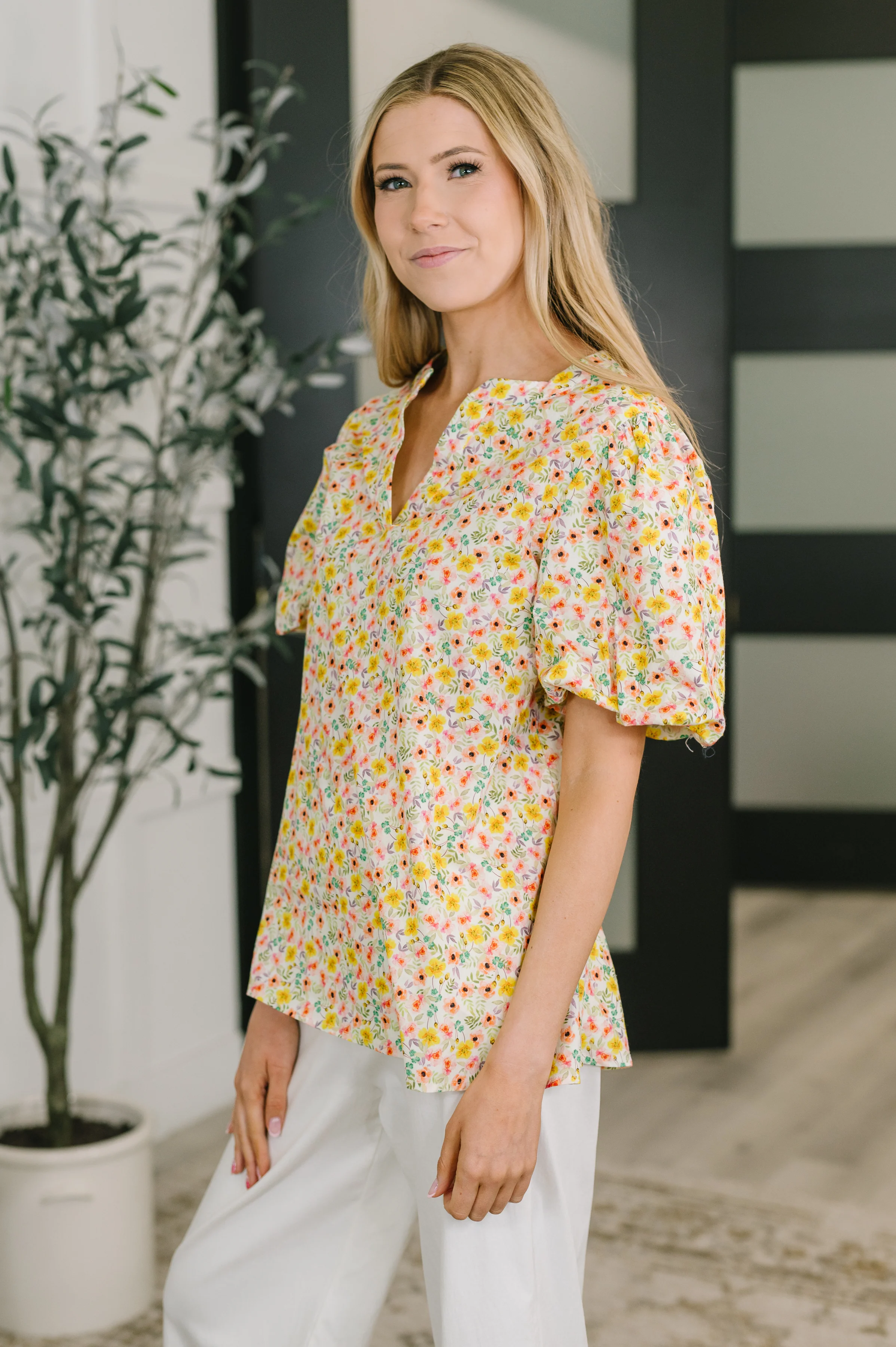 Seven Days a Week Balloon Sleeve Blouse - 7/20/2026 - Image 4