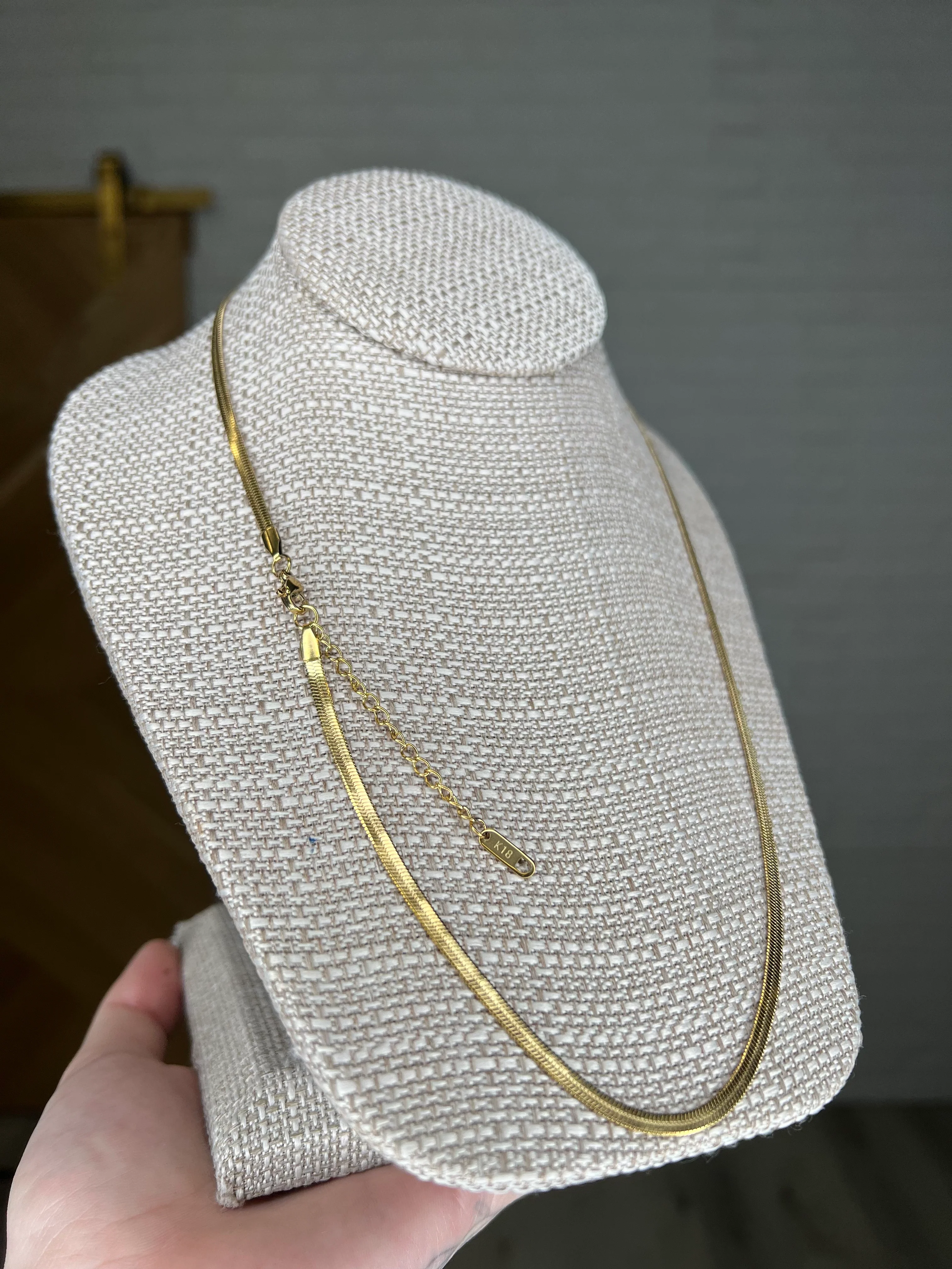 Sheer Perfection Snake Chain Necklace - 3/14/2025 - Image 3