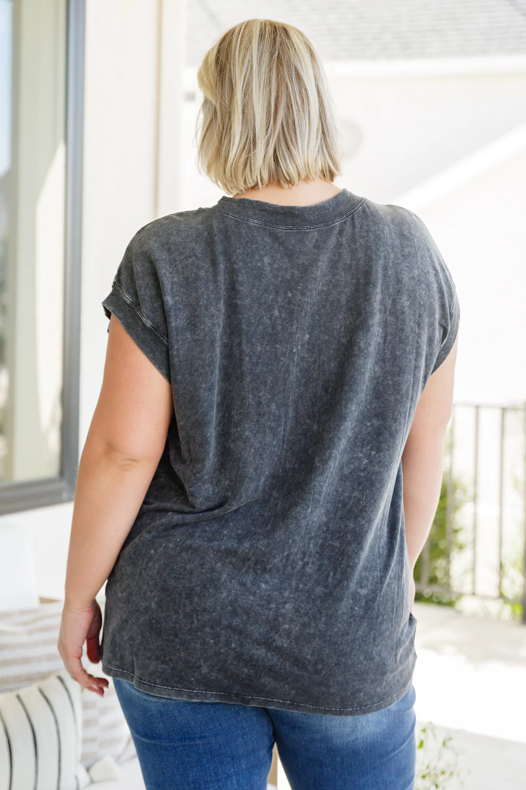 She's Alright Mineral Wash Sleeveless Henley - 10/3/2023 - Image 10