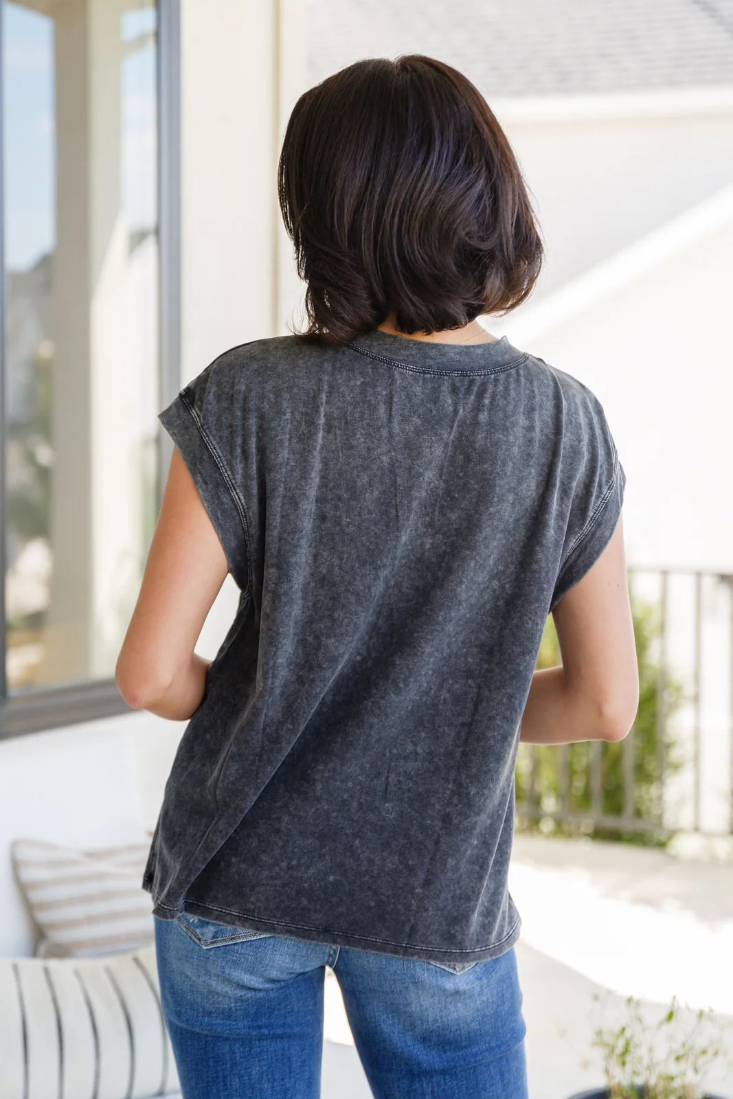 She's Alright Mineral Wash Sleeveless Henley - 10/3/2023 - Image 9