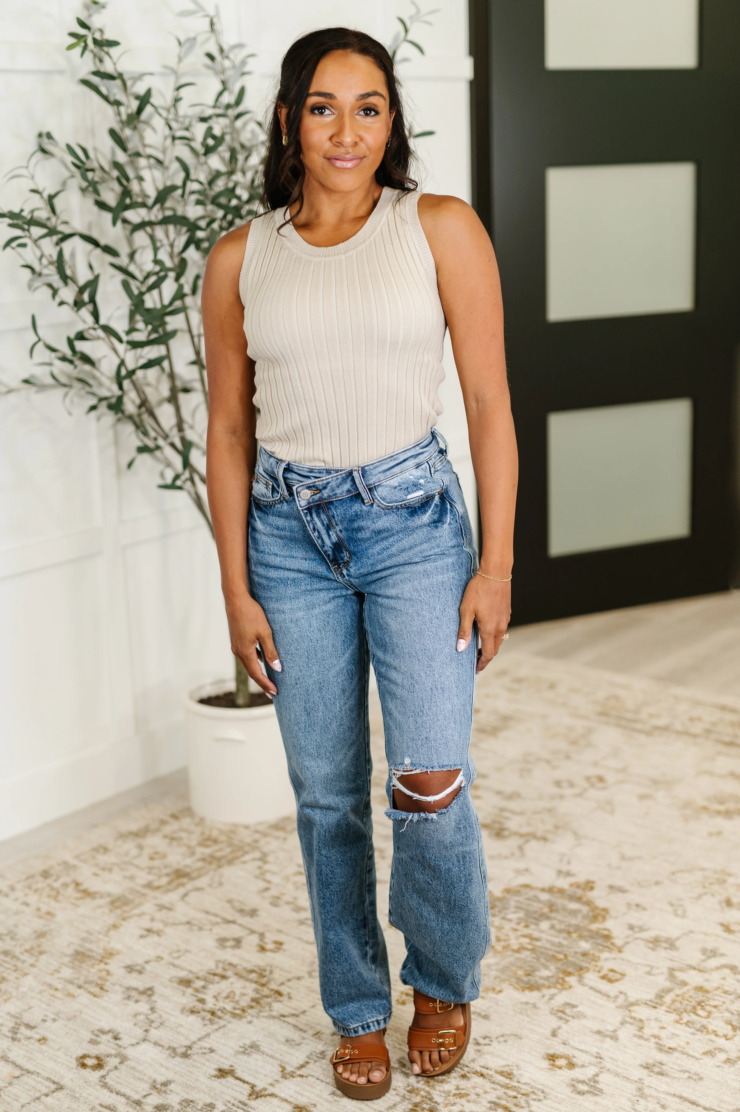 She's Exceptional Ribbed Crew Neck Tank Top - 6/12/2025 - Image 3