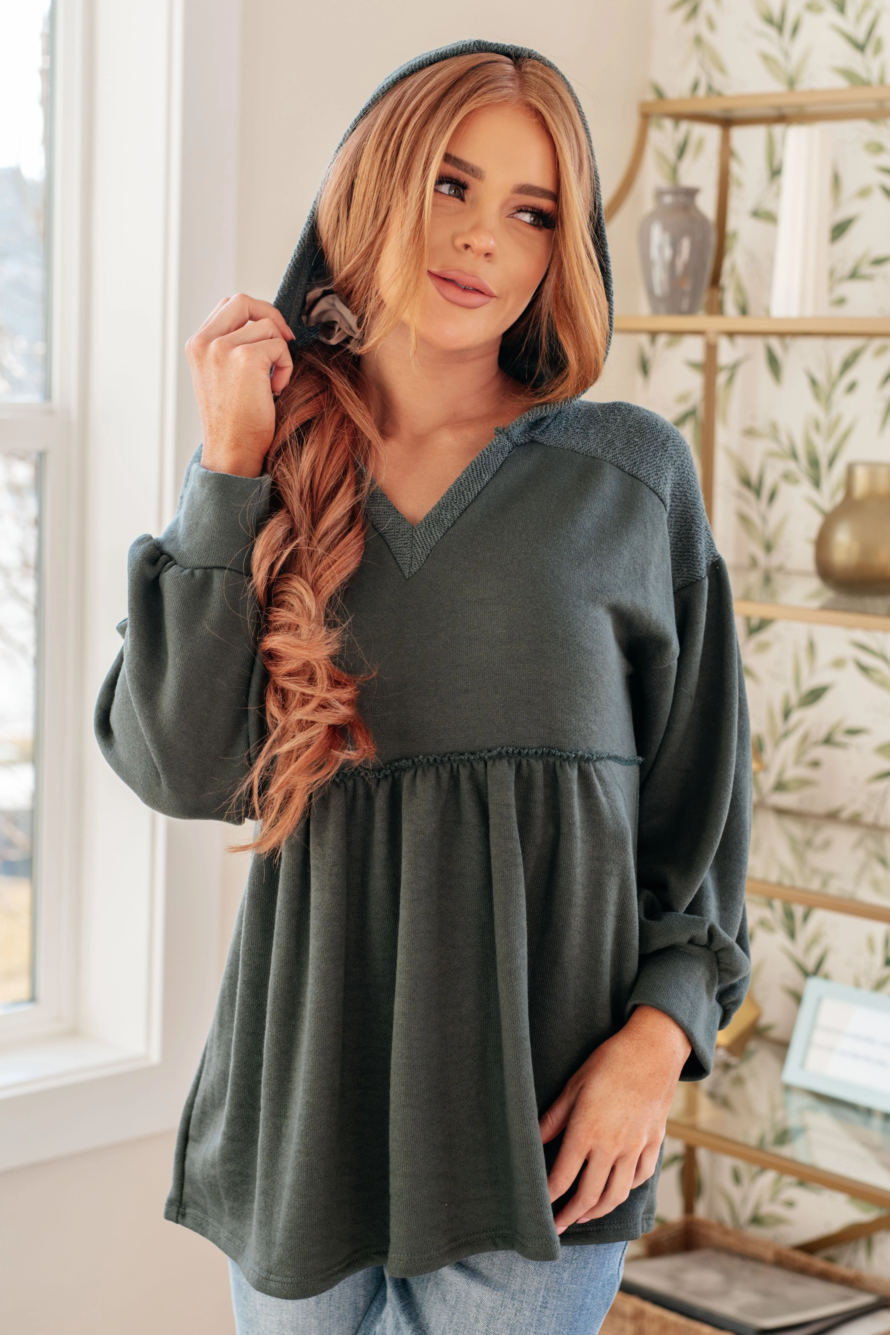 She's Not Wrong Hooded V-Neck Pullover - 12/11/2025 - Image 8