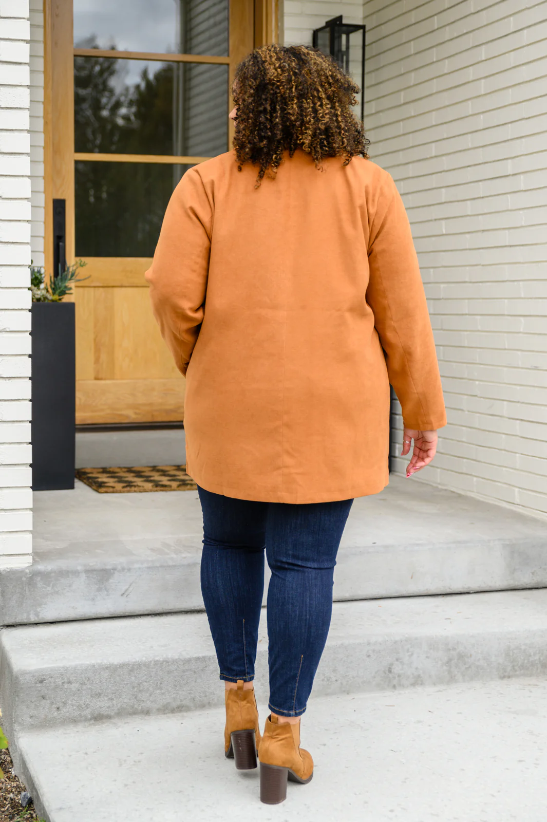 She's On Point Collared Coat In Rust - 10/4/2022 - Image 10