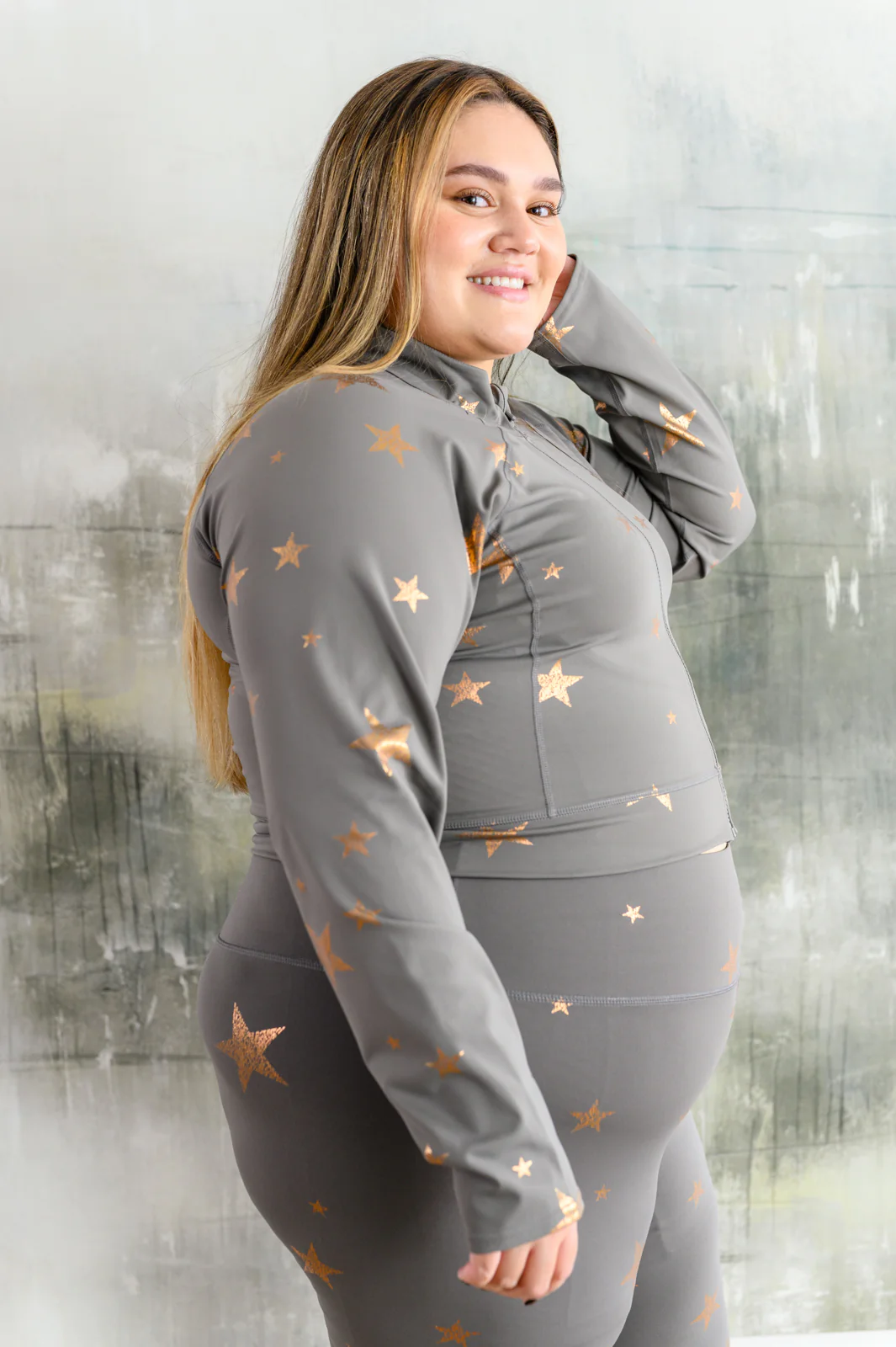 Shine Like A Star Zip Up Workout Jacket - 1/3/2023 - Image 10