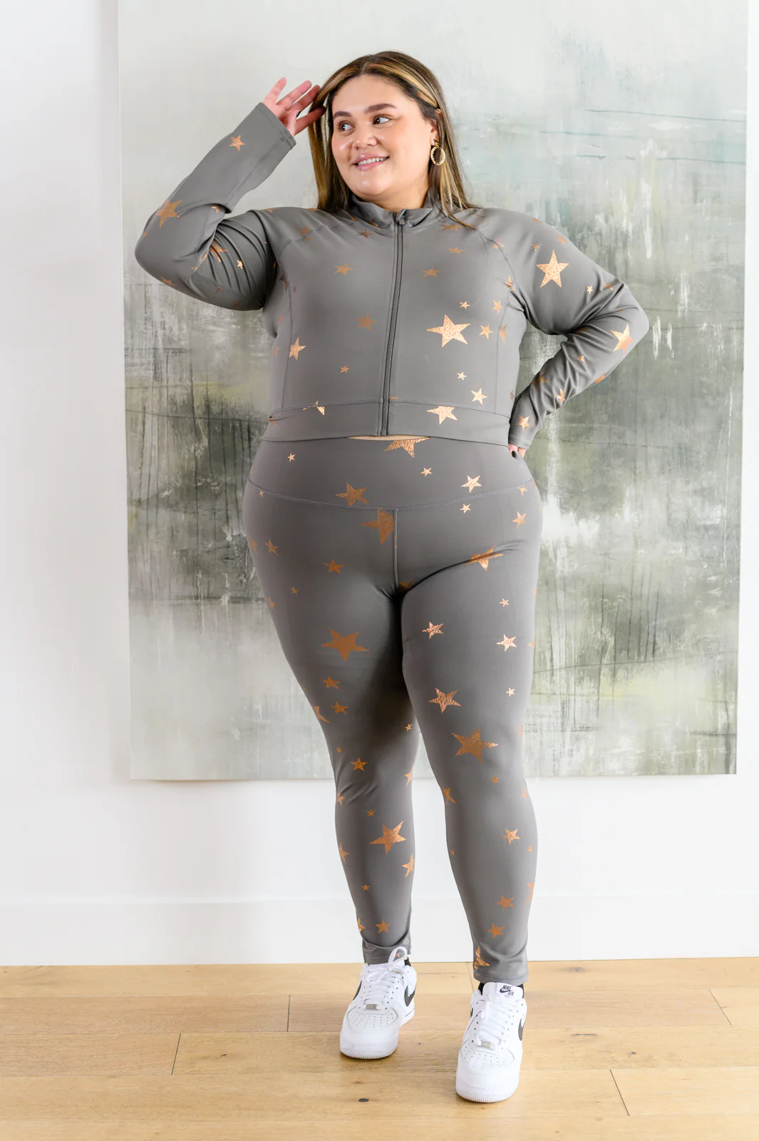 Shine Like A Star Zip Up Workout Jacket - 1/3/2023 - Image 13