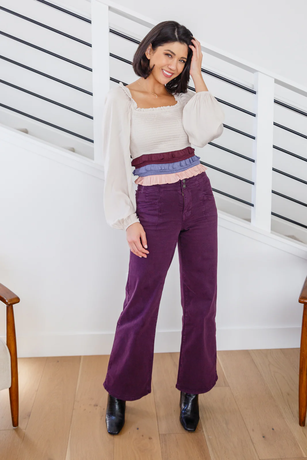 Shirley Smocked Ruffle Blouse - 4/6/2023 - Image 3