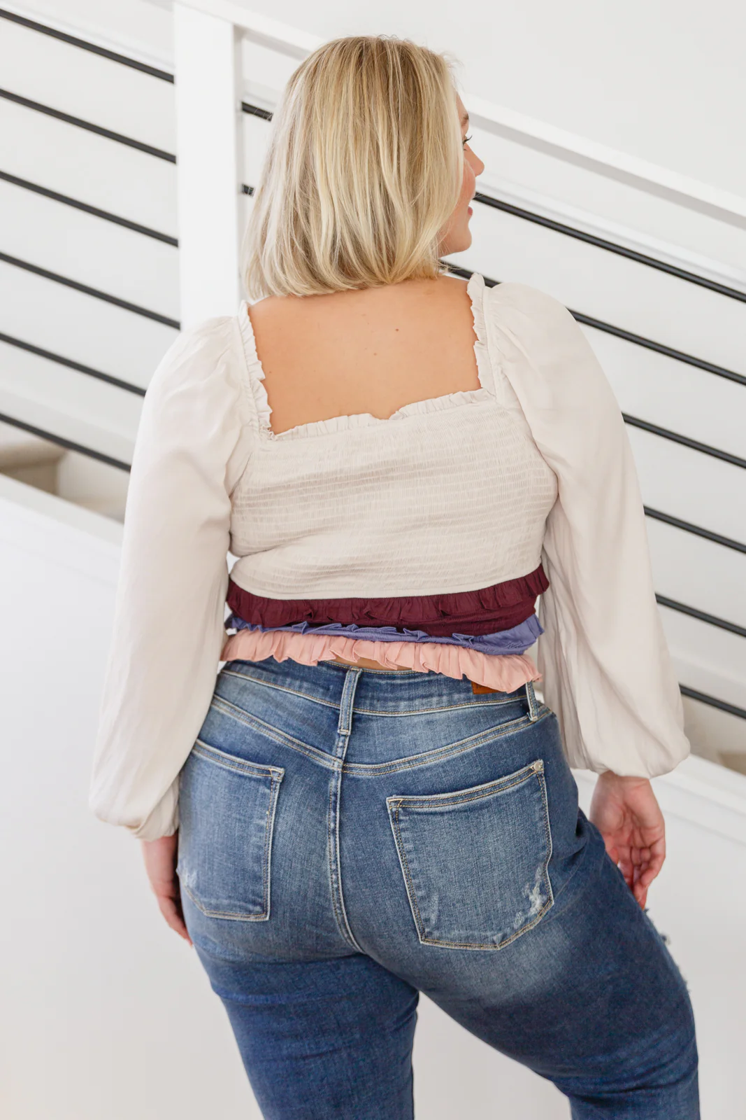 Shirley Smocked Ruffle Blouse - 4/6/2023 - Image 7