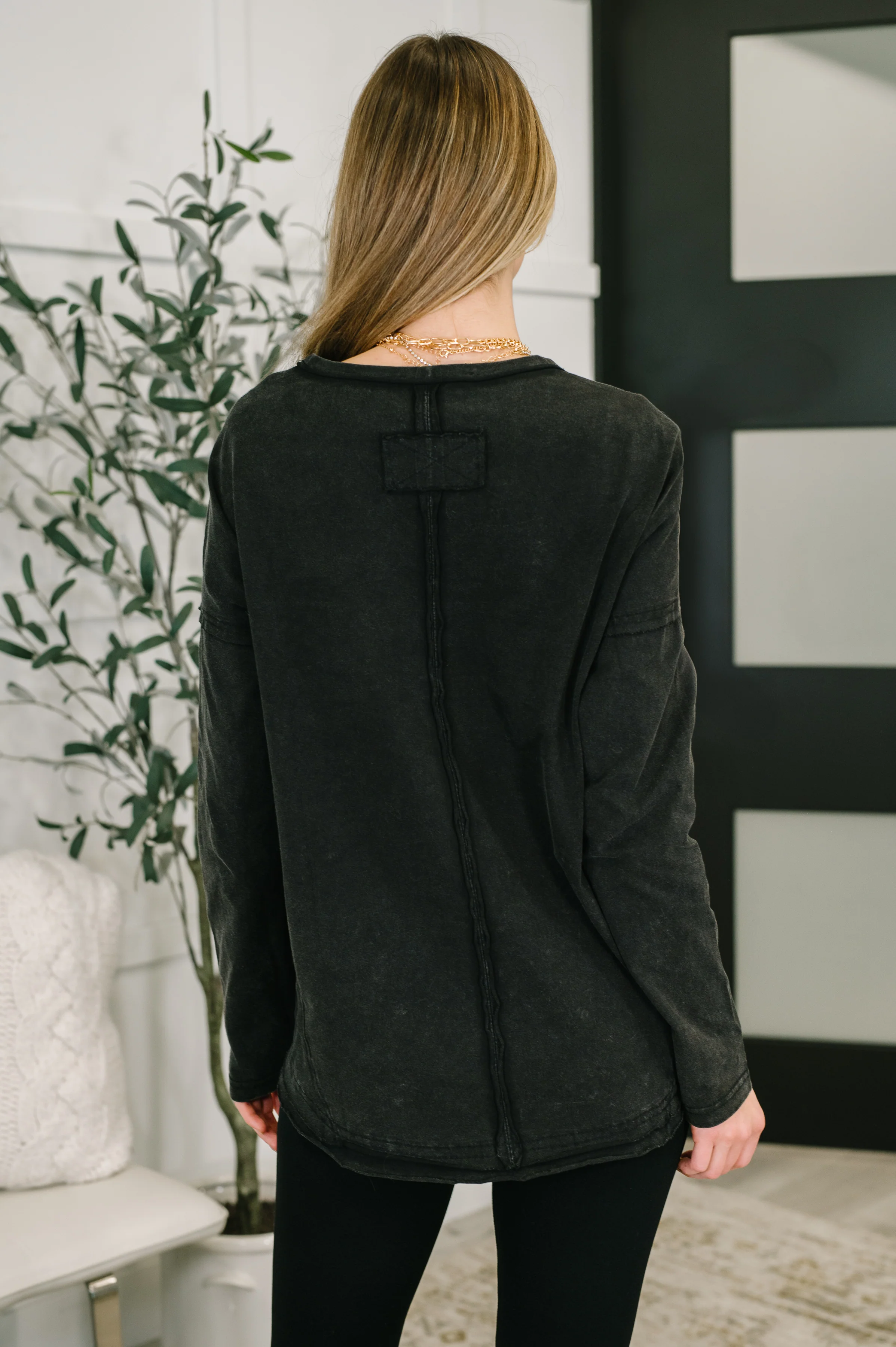 Simple as That Drop Shoulder Exposed Seam Top - 12/16/2025 - Image 5