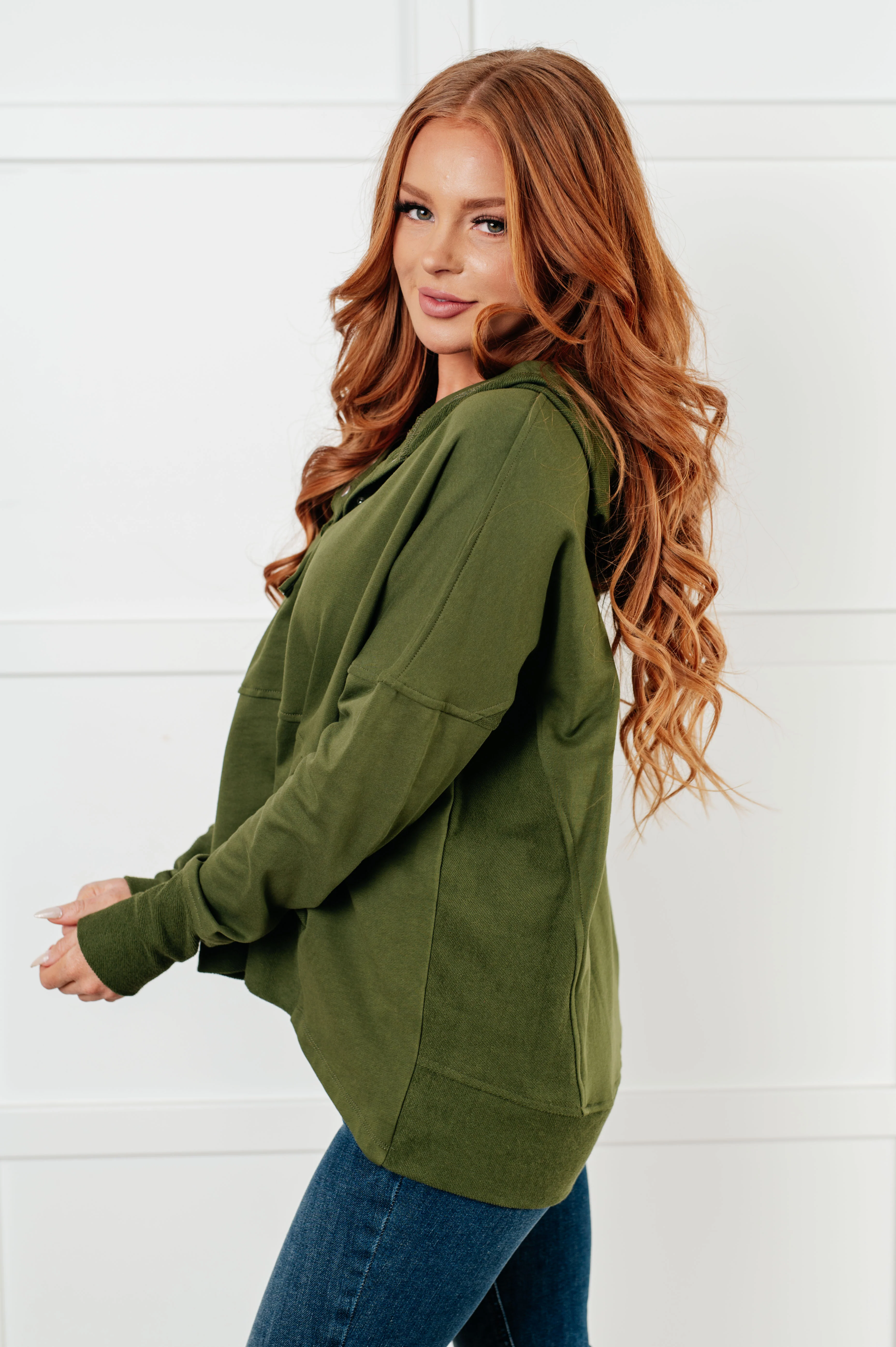 Simple Snug Snap Hooded Pullover - 9/23/2025 NEW - Image 5