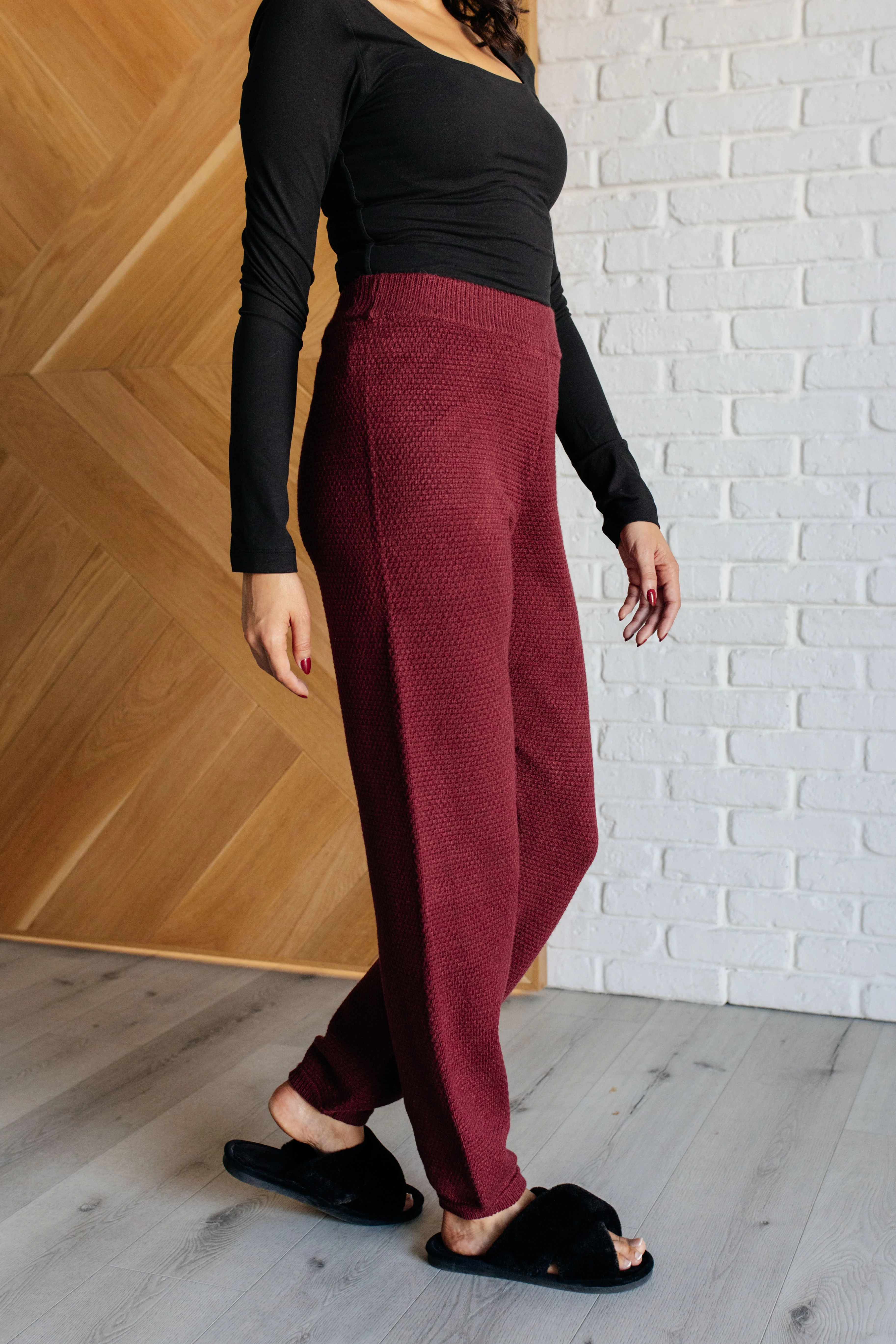 Simple Solution Knit Set in Wine - 10/17/2024 - Image 7