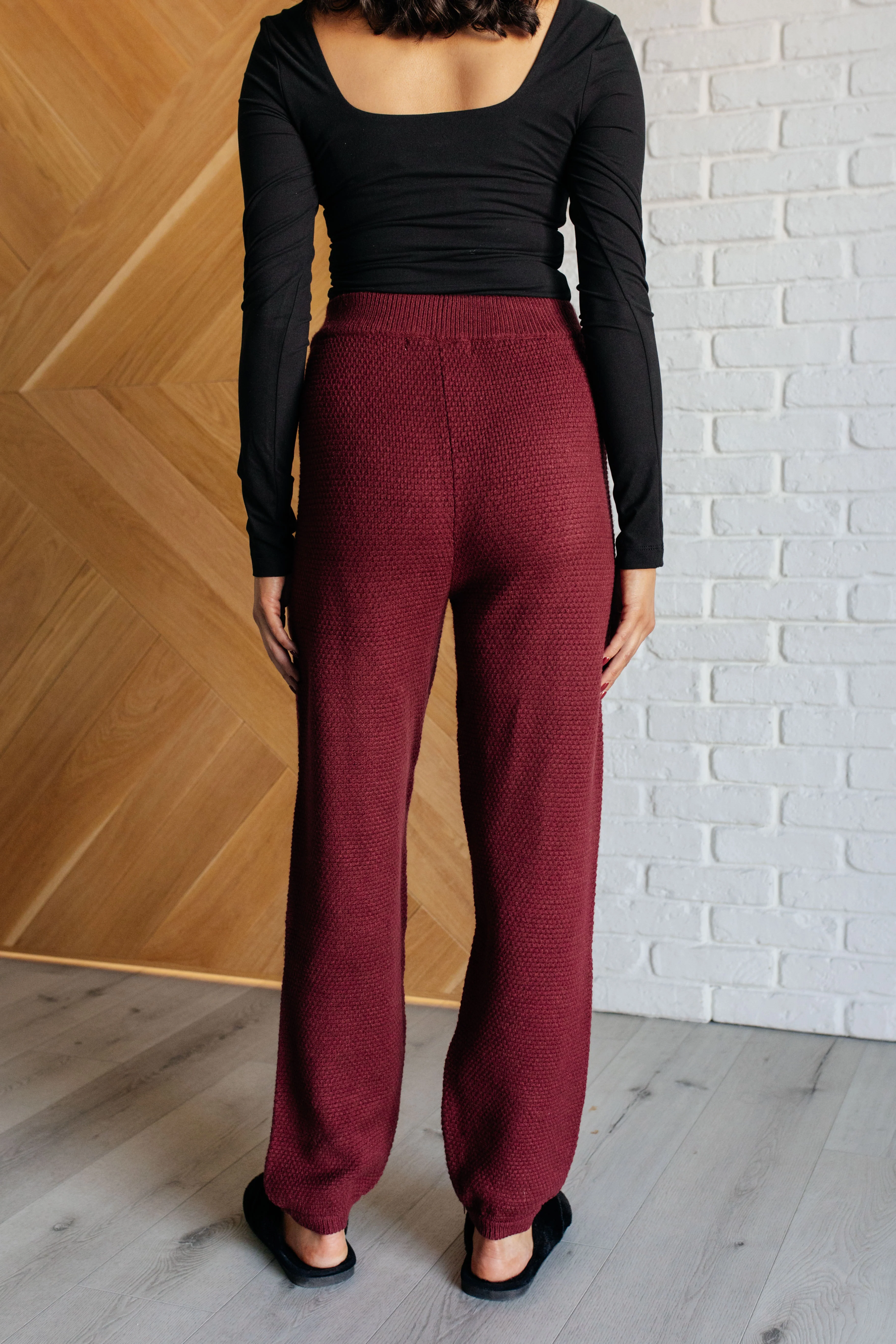 Simple Solution Knit Set in Wine - 10/17/2024 - Image 8