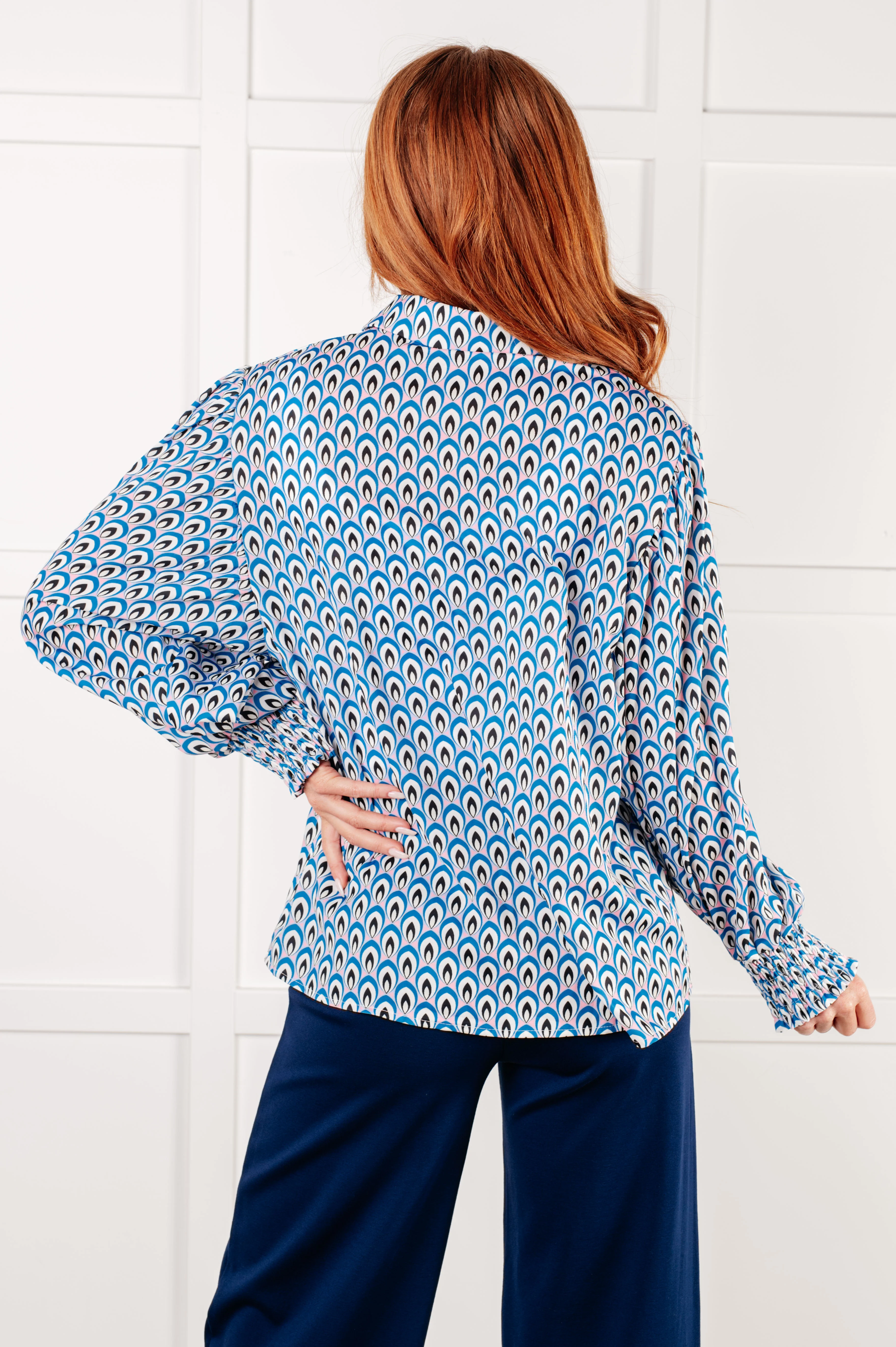 Skies Above Patterned Button Up Shirt - 1/7/2025 - Image 11