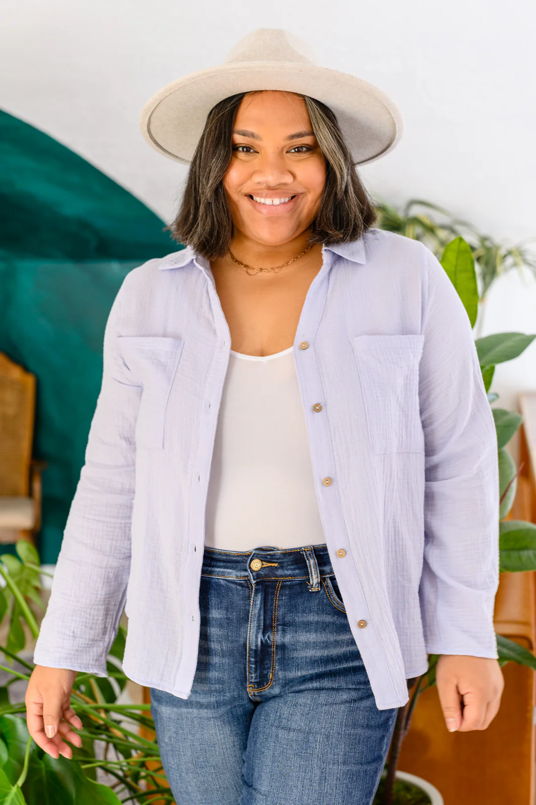 Skies The Limit Button Up in Lavender Blue - 1/19/2023 - Image 8