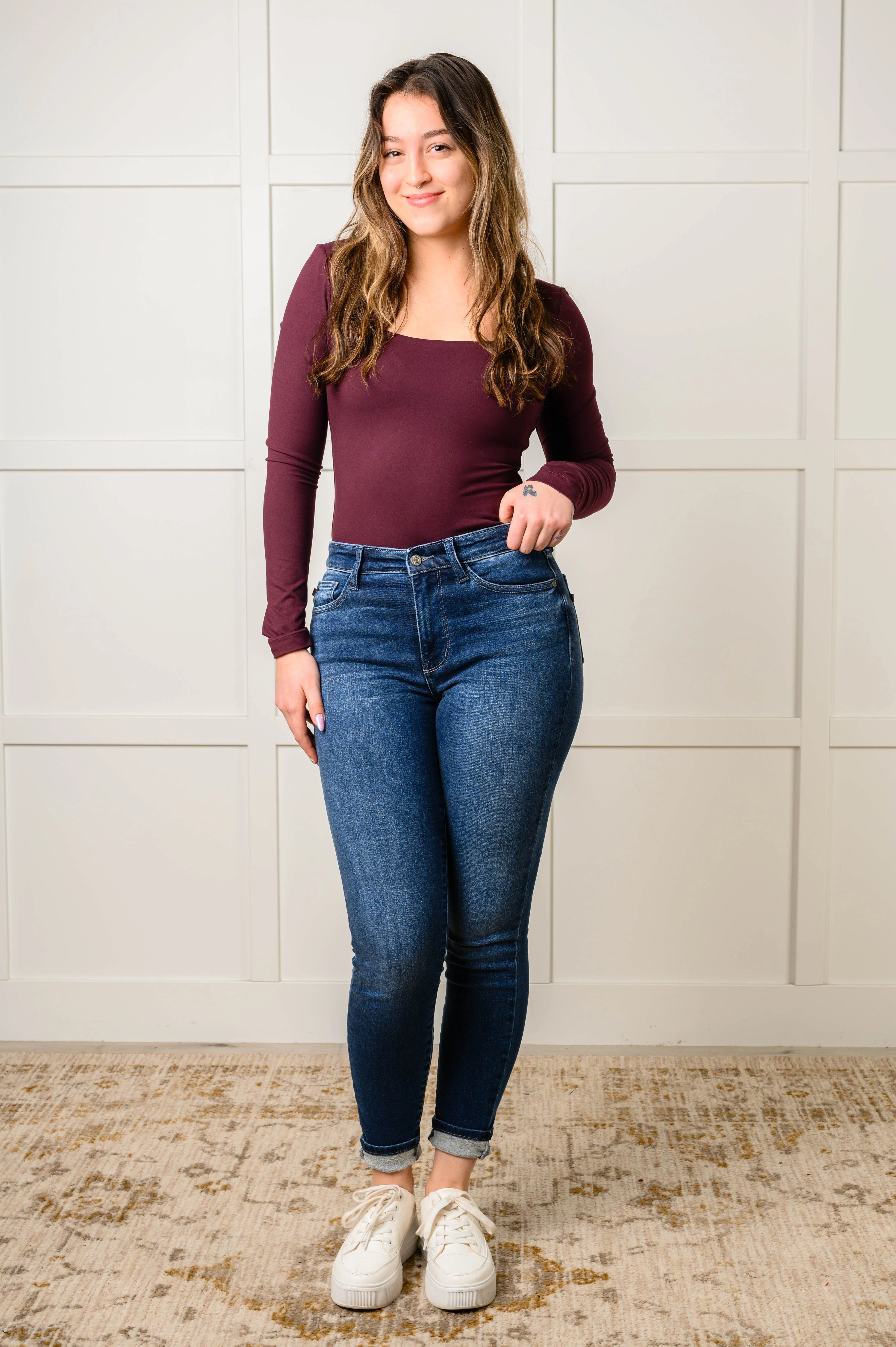 Skylar Mid Rise Thermal Vintage Skinny Jean - 12/31/2024 - Image 7