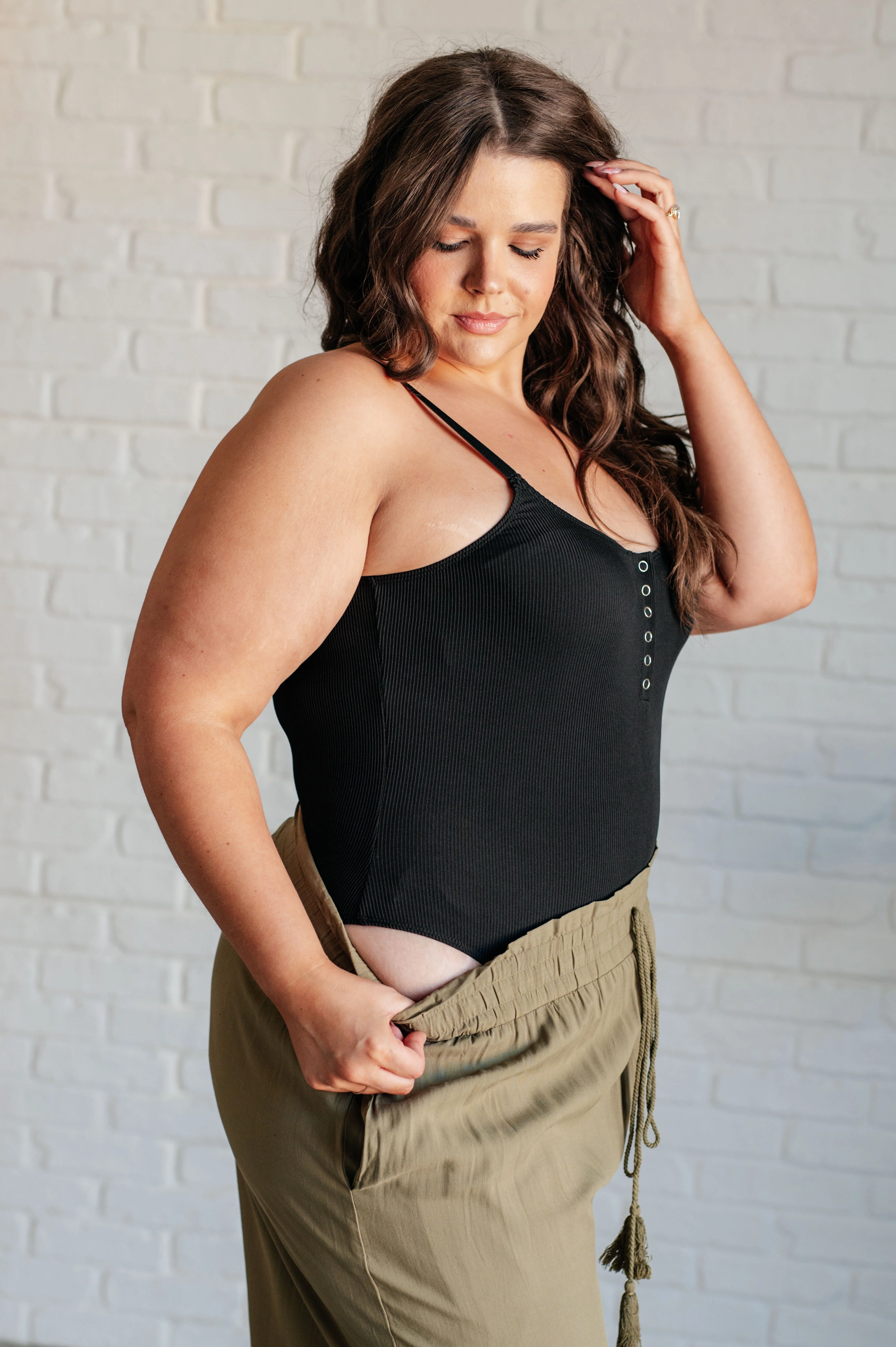 Snap it Up Spaghetti Strap Bodysuit - 4/14/2025 - Image 4