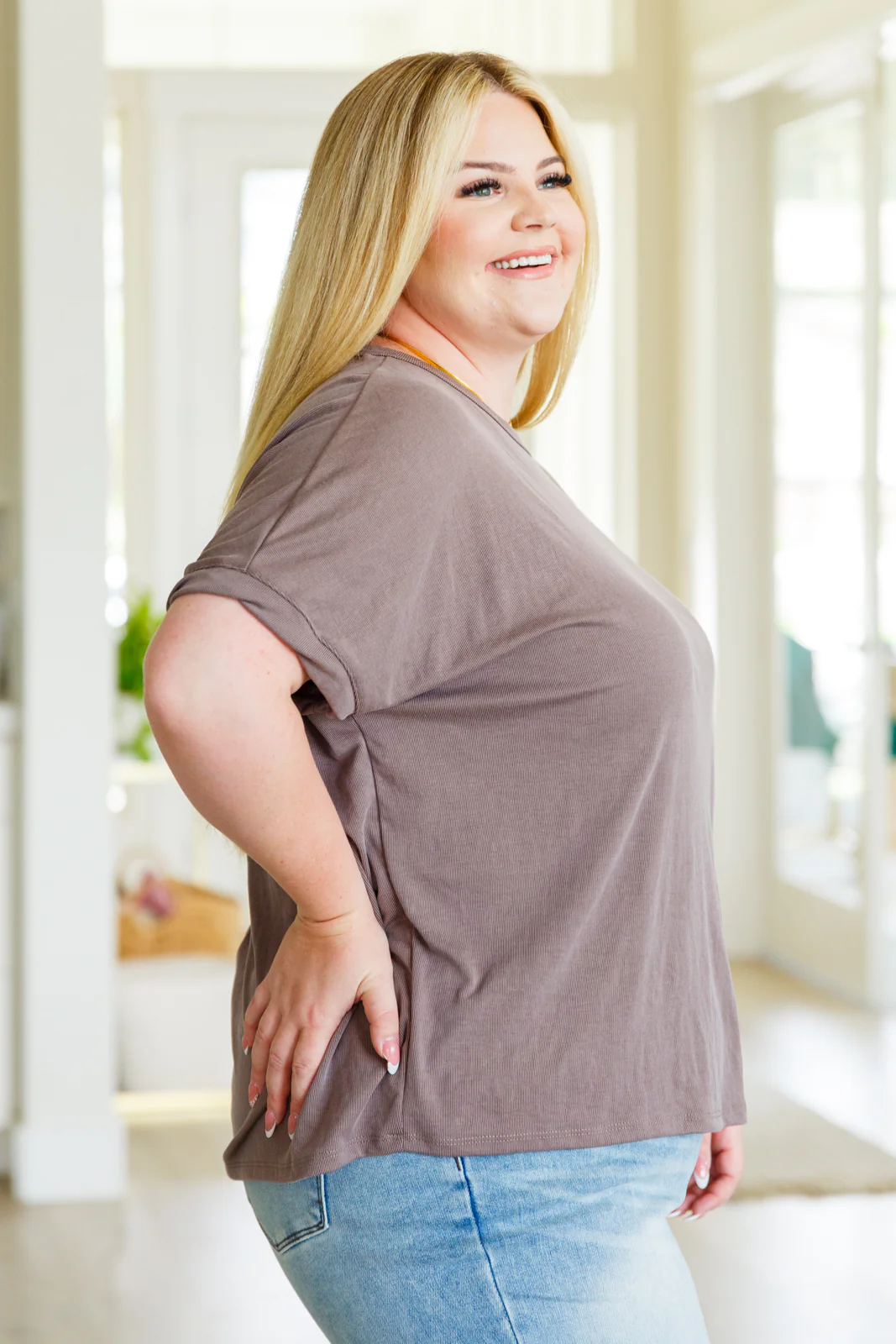 So Good Relaxed Fit Top in Mocha - 7/21/2023 - Image 7