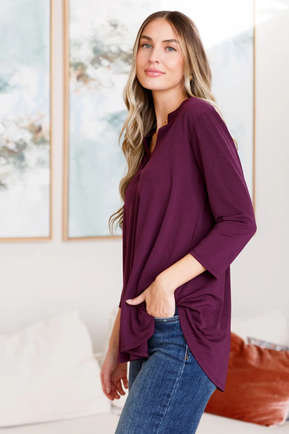 So Outstanding Top in Dark Magenta - 2/9/2024 - Image 8