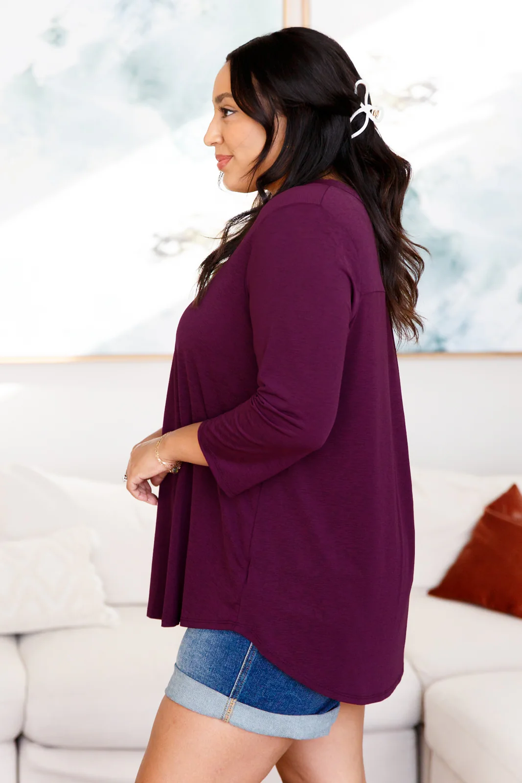 So Outstanding Top in Dark Magenta - 2/9/2024 - Image 9