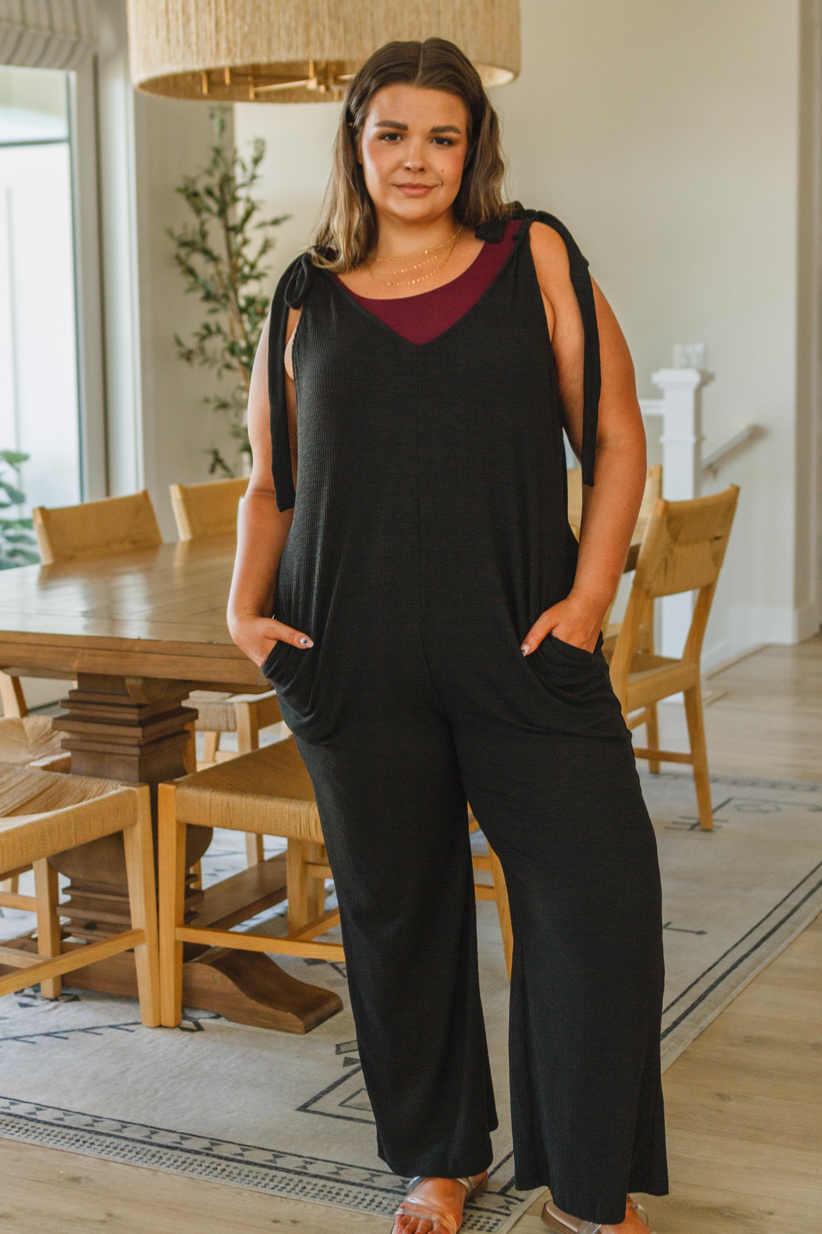 So Selfless Slub Ribbed Knit Jumpsuit - 8/3/2023 - Image 9