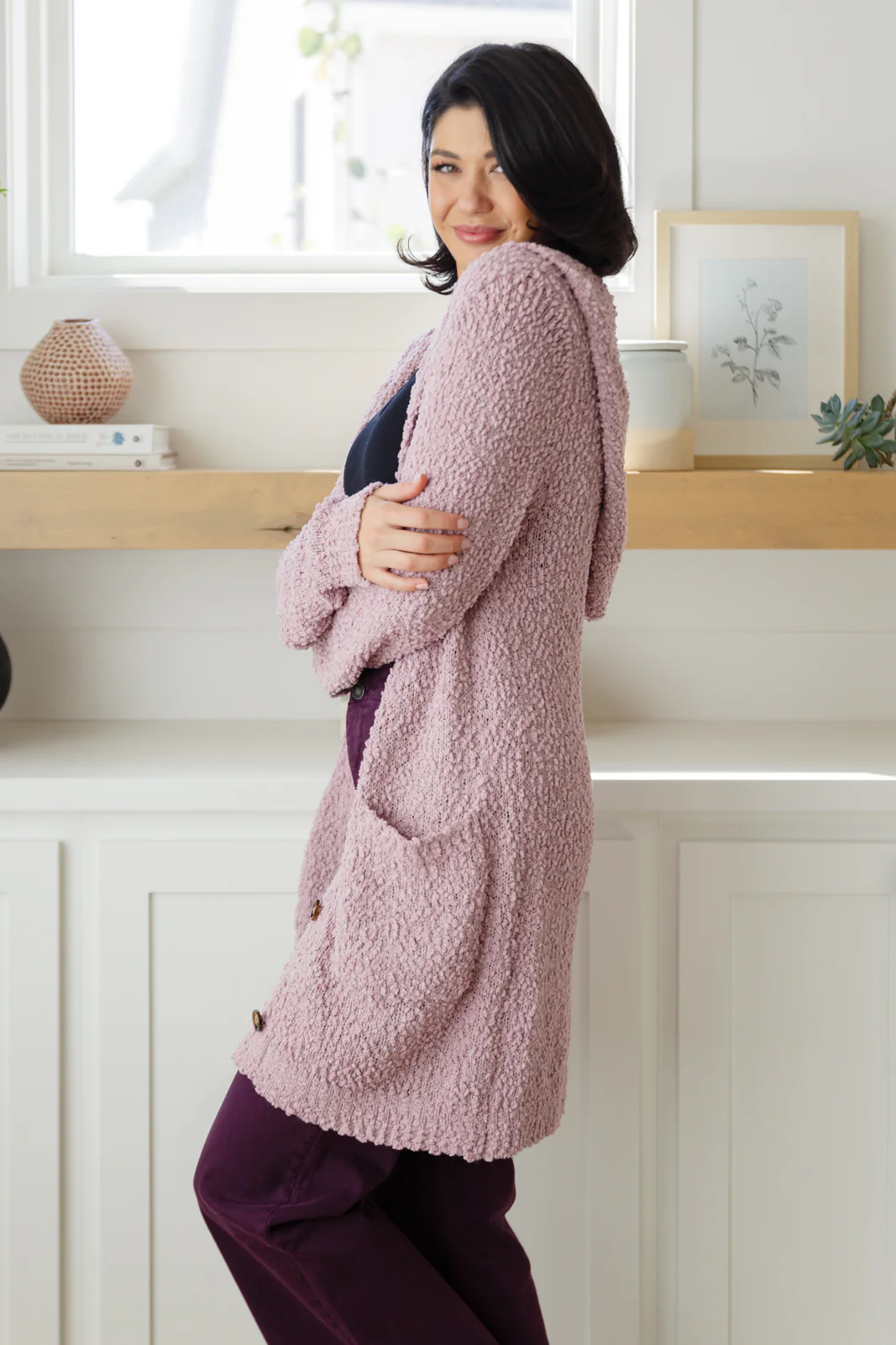 Soft Wisteria Hooded Cardigan - 10/5/2023 - Image 9