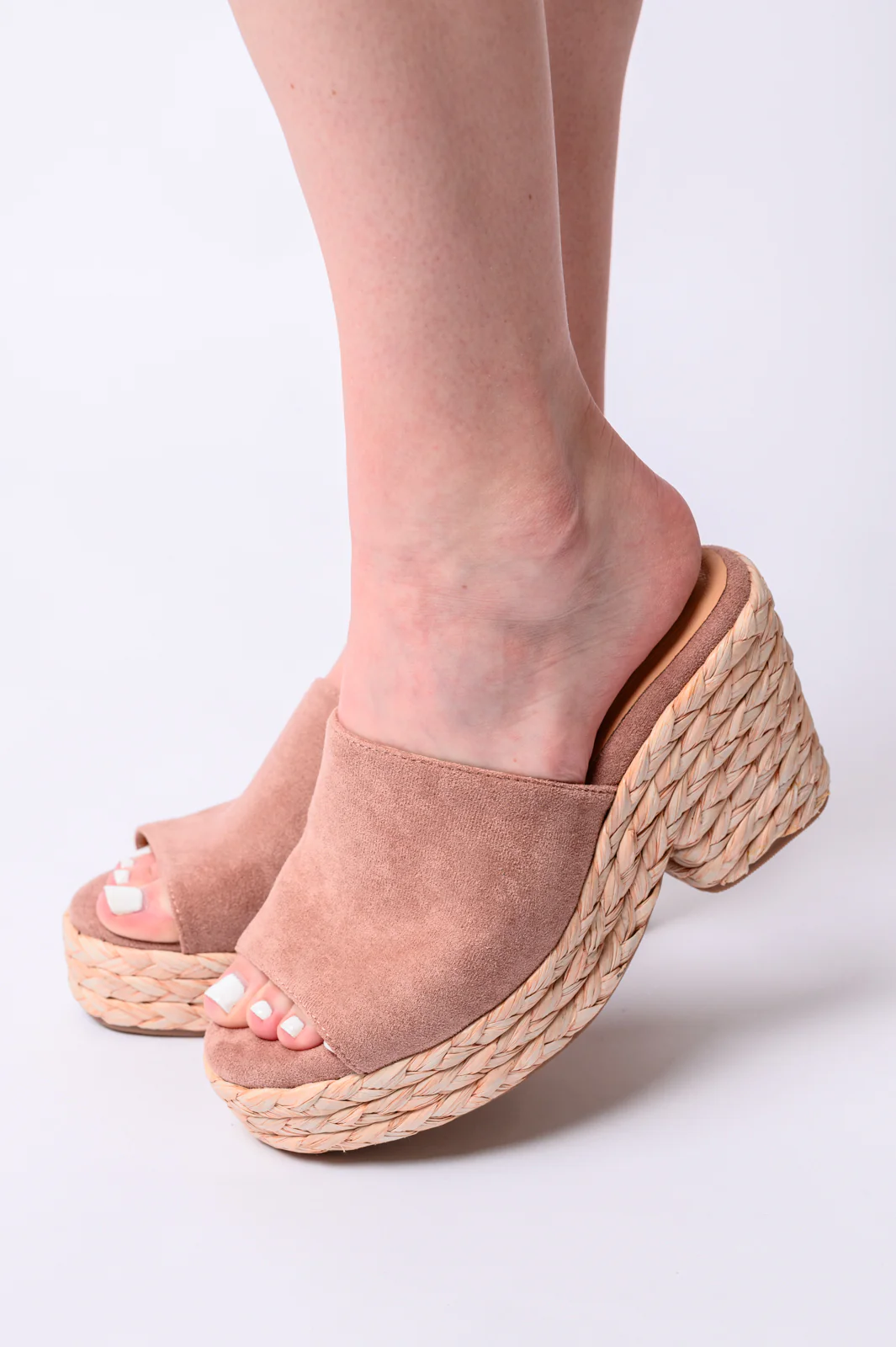Solstice Espadrille Wedge in Blush - 6/19/2024 Corkys - Image 4
