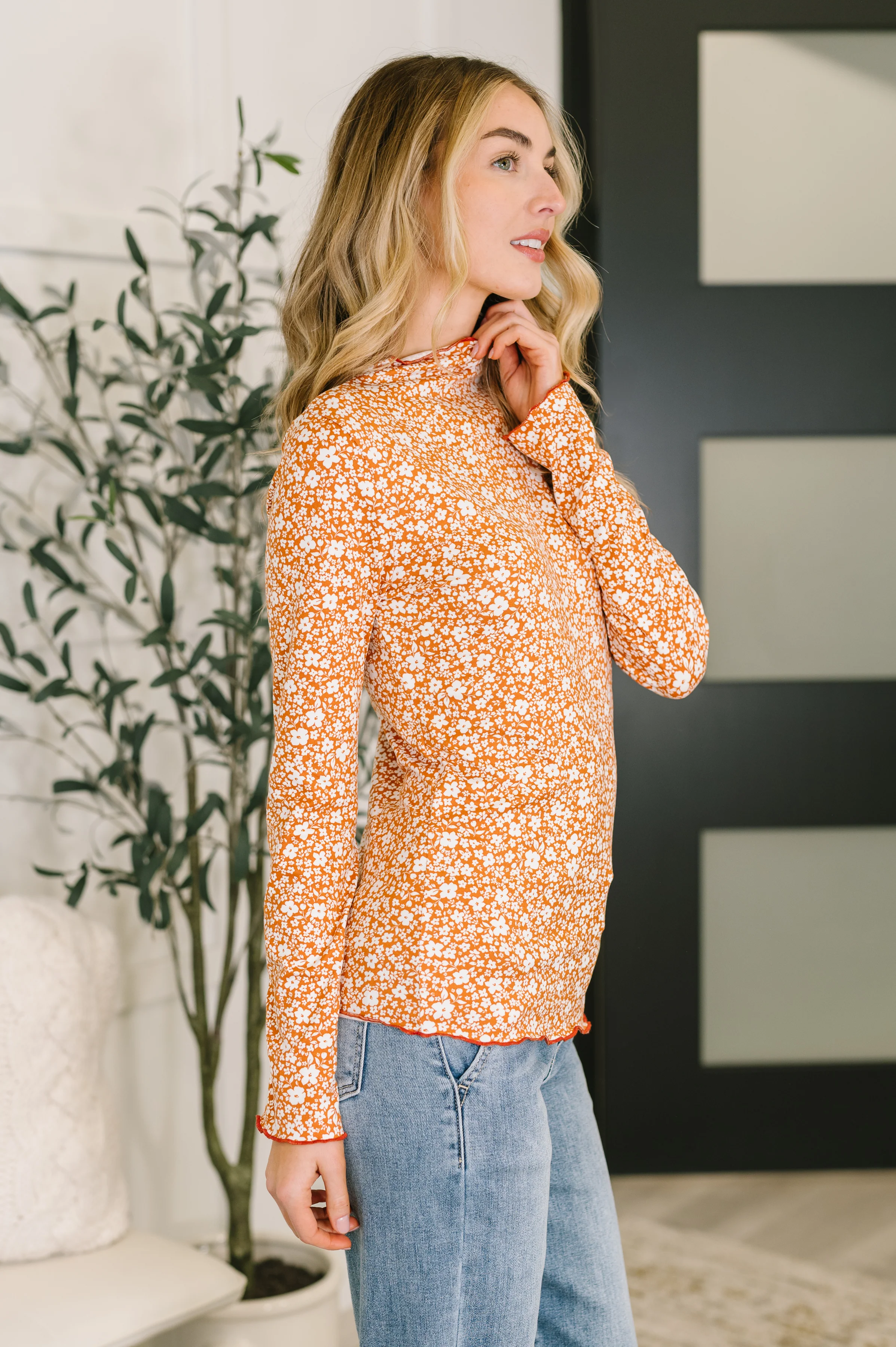 Something in the Air Lettuce Hem Longsleeve Top - 12/5/2025 - Image 4