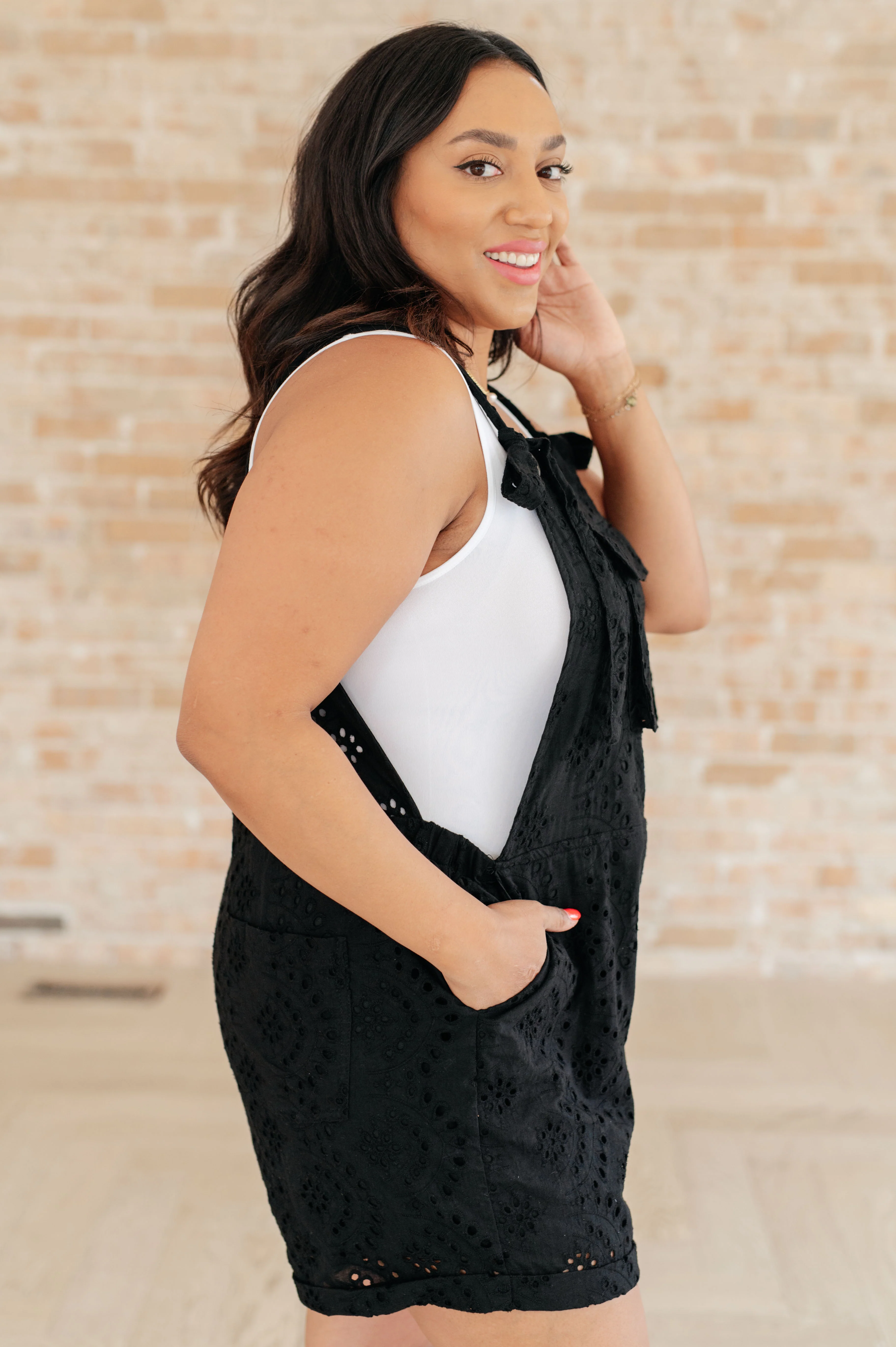 Somewhere Only We Know Eyelet Romper - 2/26/2024 - Image 5